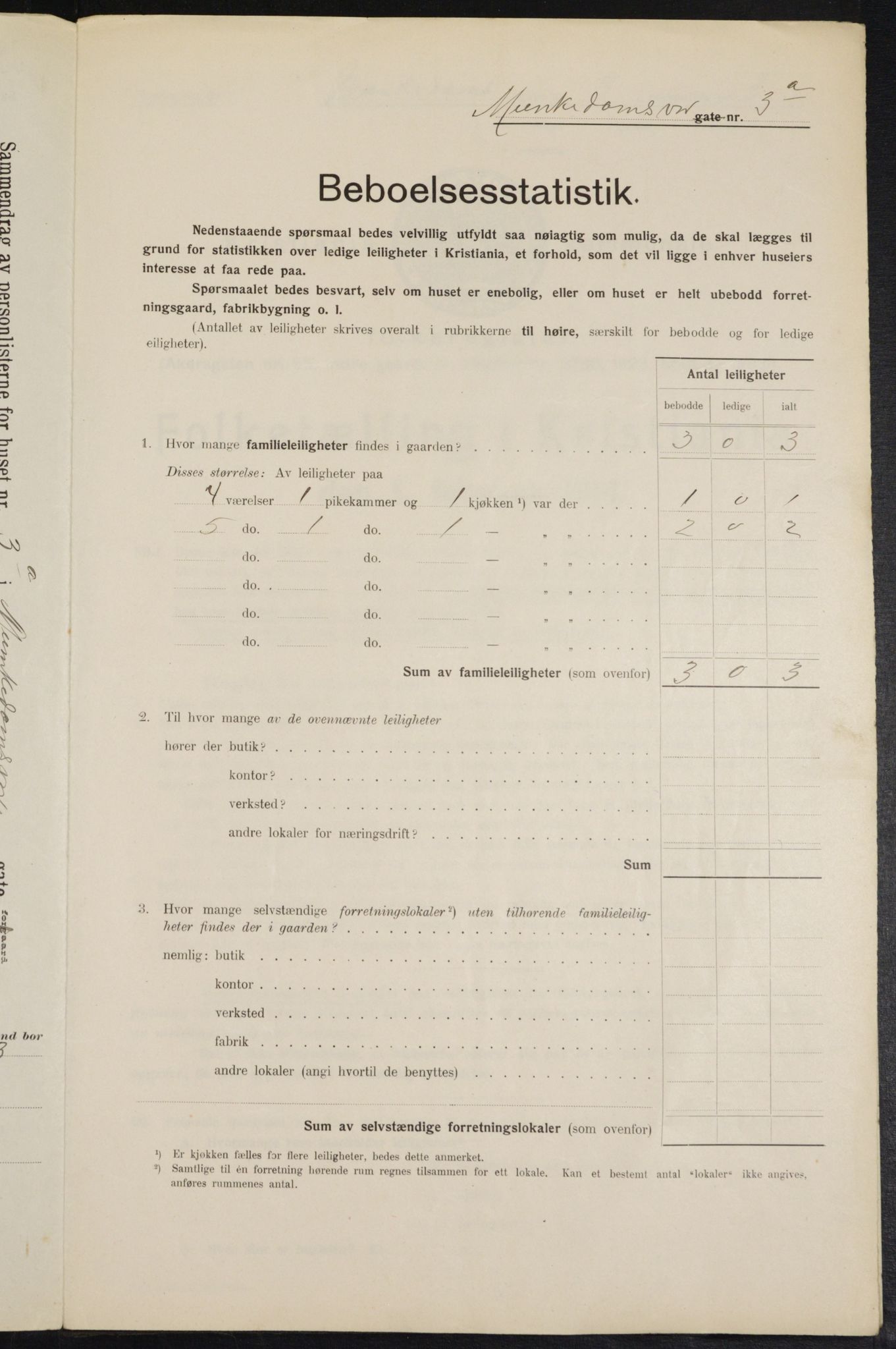 OBA, Municipal Census 1914 for Kristiania, 1914, p. 66696