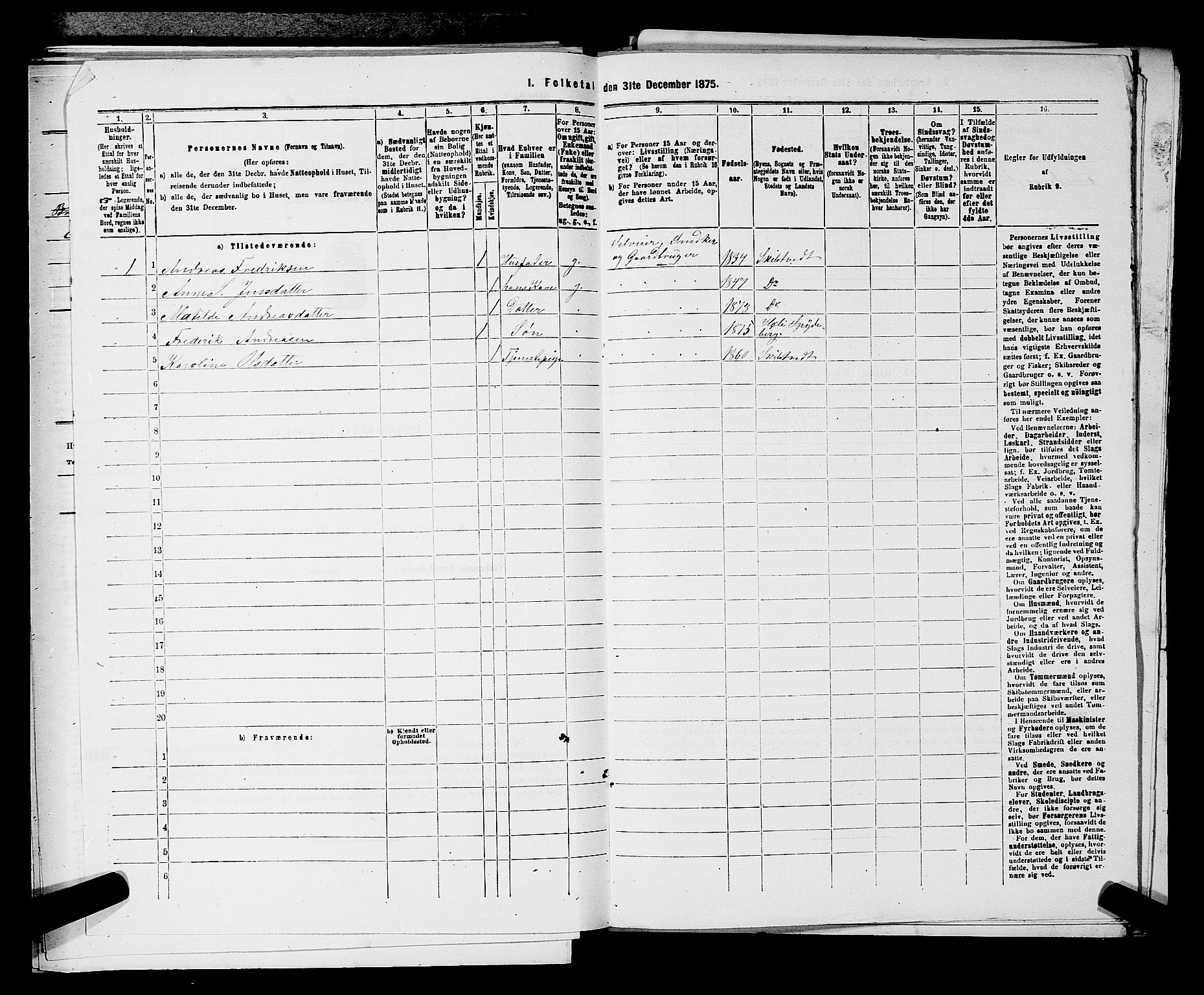 RA, 1875 census for 0127P Skiptvet, 1875, p. 149