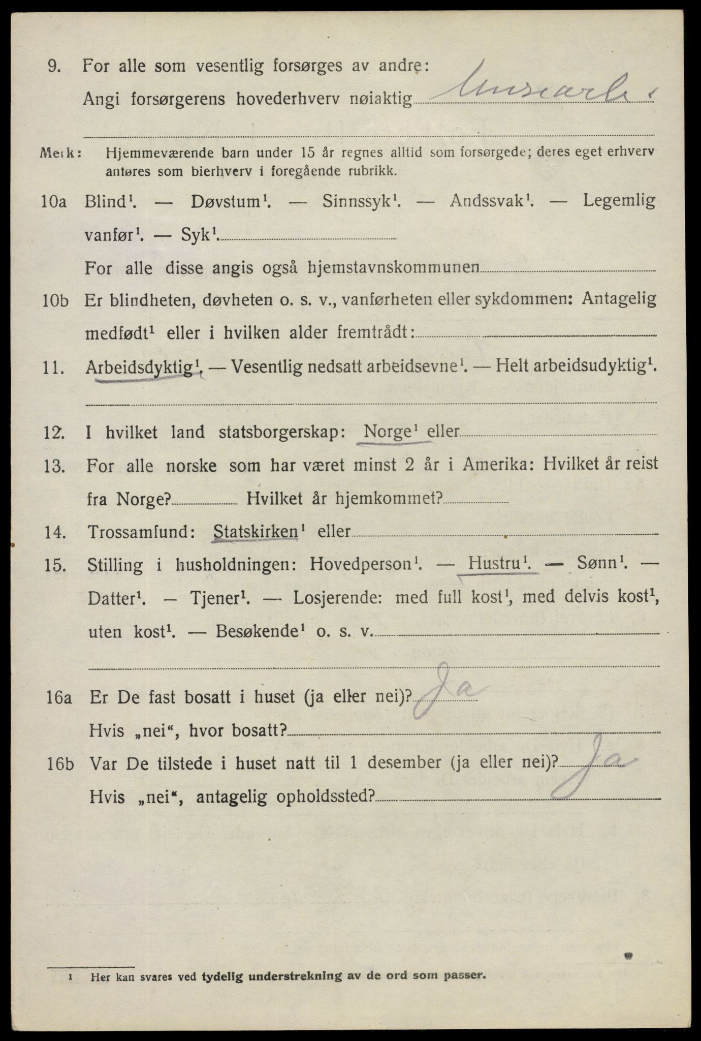 SAO, 1920 census for Skiptvet, 1920, p. 3708