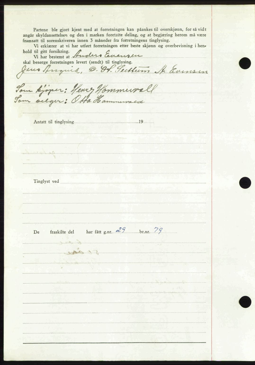 Romsdal sorenskriveri, AV/SAT-A-4149/1/2/2C: Mortgage book no. A31, 1949-1949, Diary no: : 3183/1949