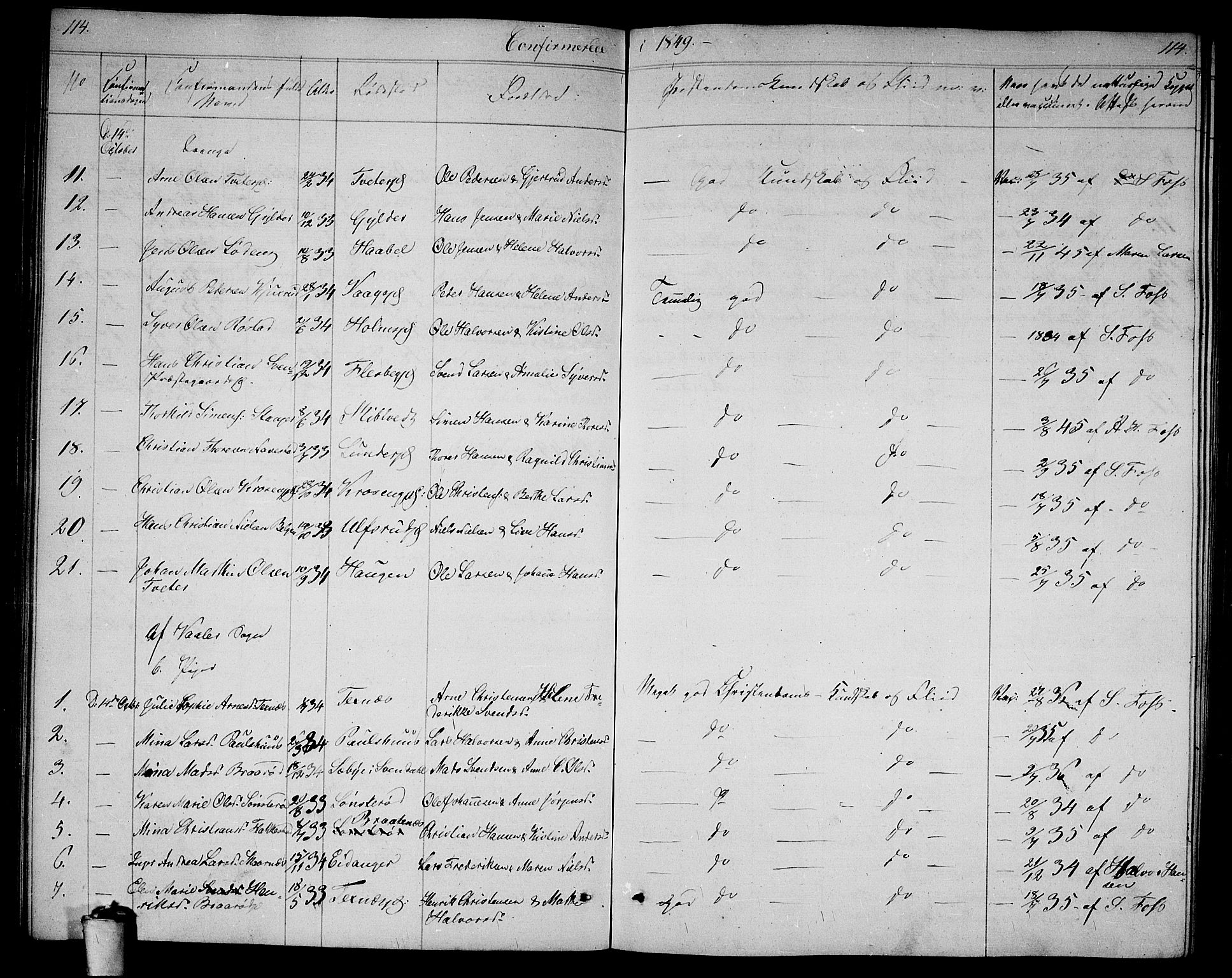 Våler prestekontor Kirkebøker, AV/SAO-A-11083/G/Ga/L0002: Parish register (copy) no. I 2, 1839-1860, p. 114