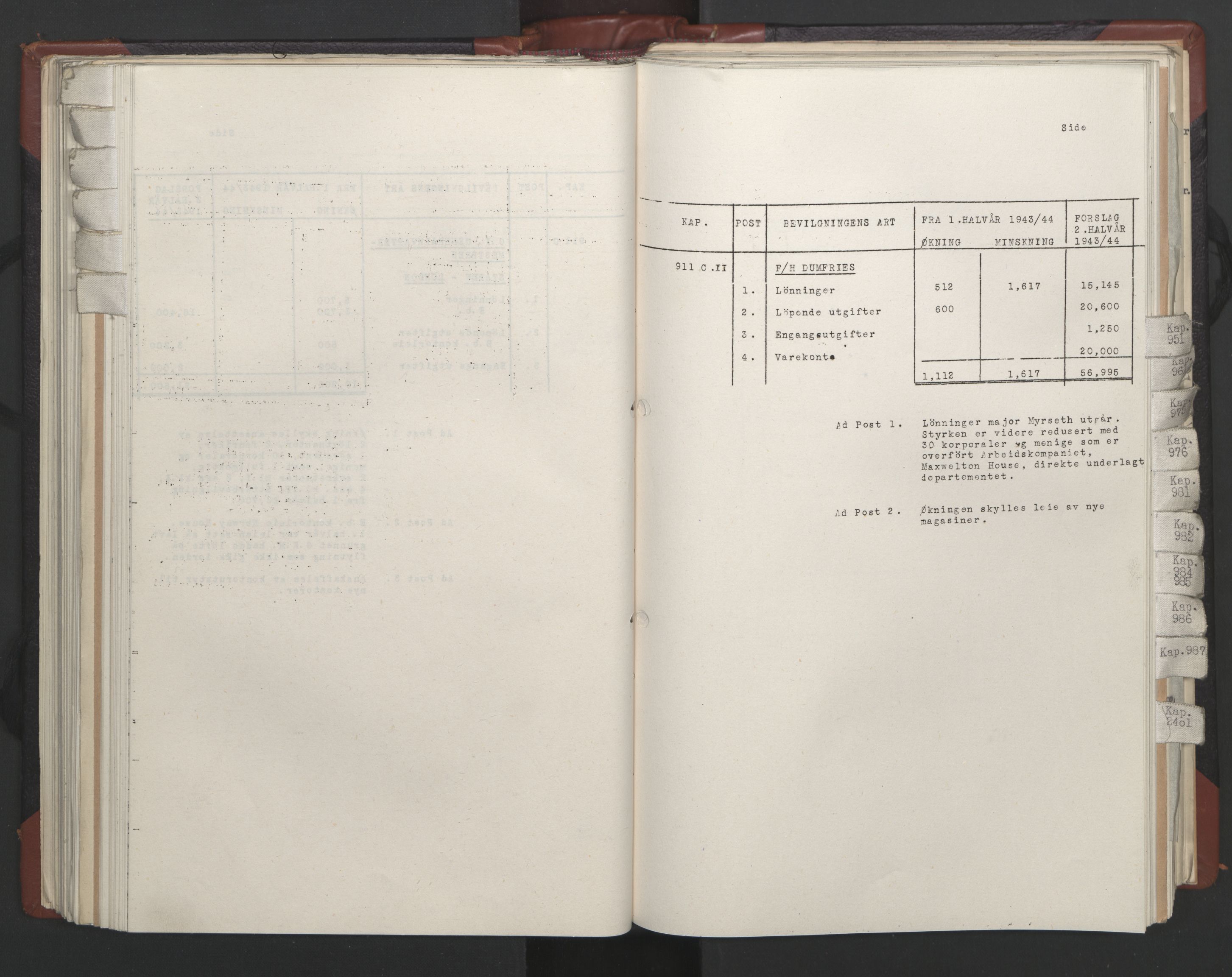 Statsrådssekretariatet, AV/RA-S-1001/A/Ac/L0124: Kgl. res. 14/1-30/6, 1944, p. 187