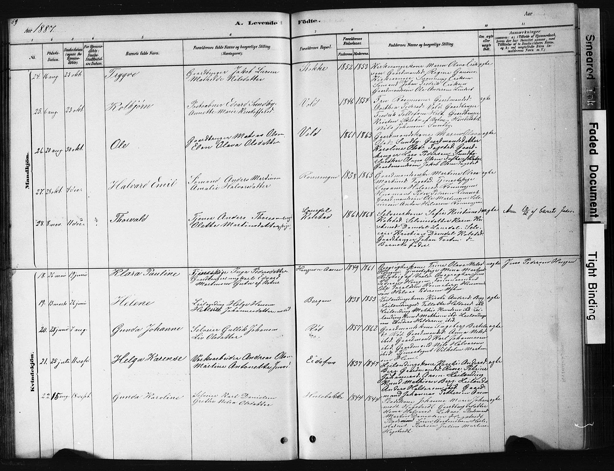 Hof kirkebøker, AV/SAKO-A-64/G/Ga/L0004: Parish register (copy) no. I 4, 1878-1930, p. 59