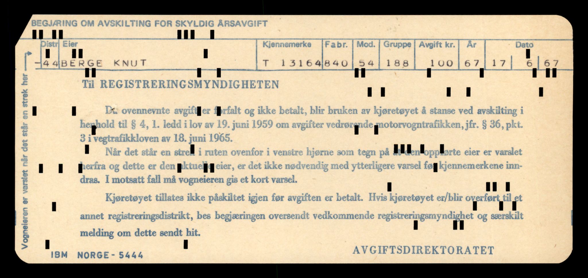 Møre og Romsdal vegkontor - Ålesund trafikkstasjon, SAT/A-4099/F/Fe/L0037: Registreringskort for kjøretøy T 13031 - T 13179, 1927-1998, p. 2539