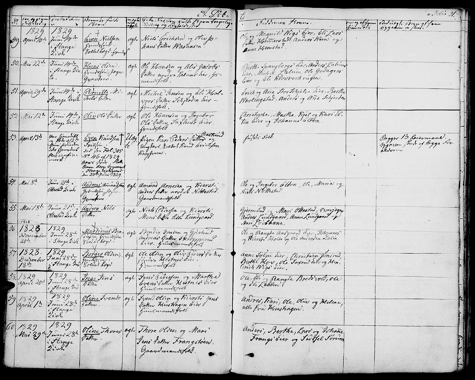 Stange prestekontor, AV/SAH-PREST-002/K/L0009: Parish register (official) no. 9, 1826-1835, p. 31