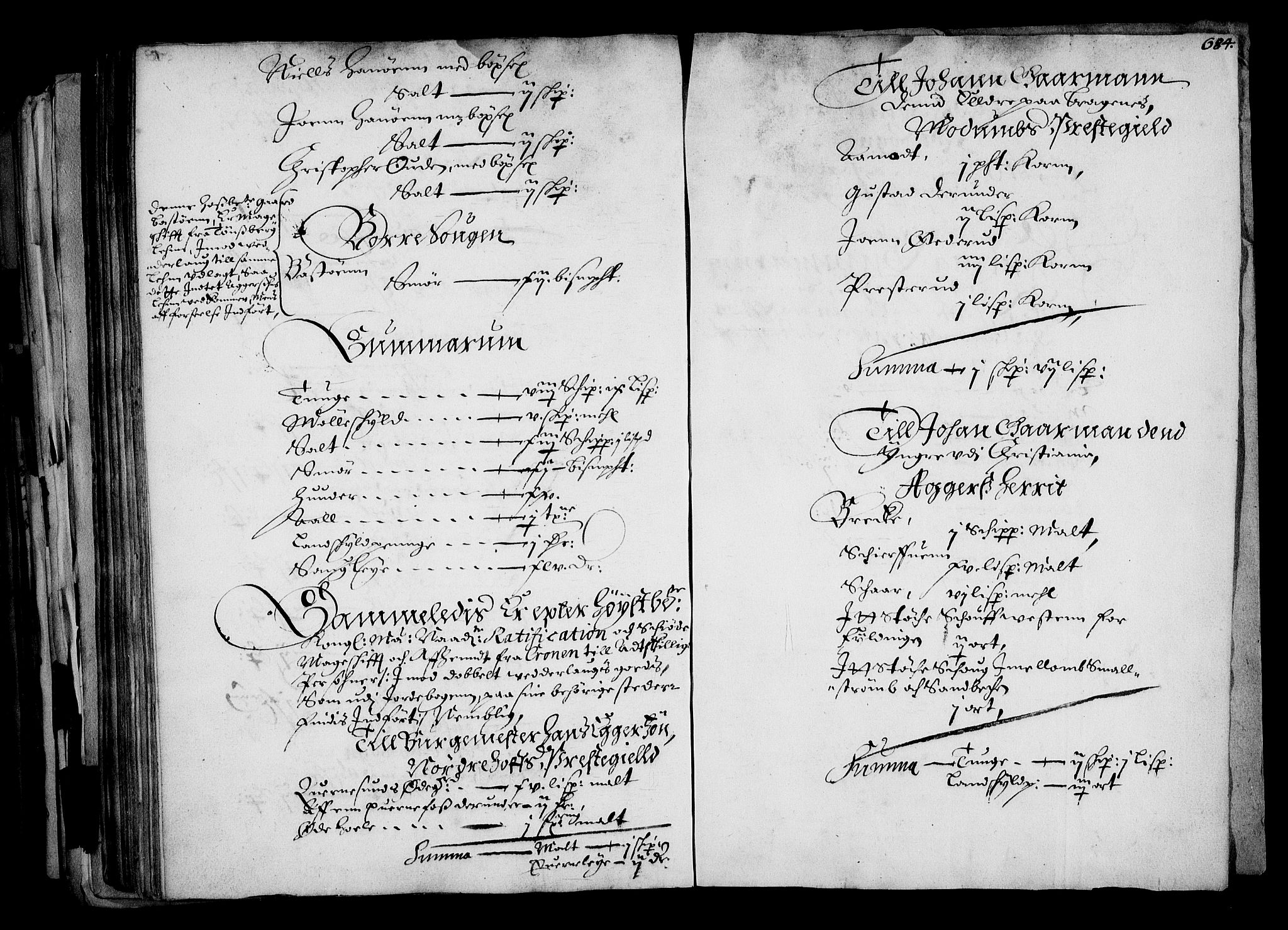 Rentekammeret inntil 1814, Realistisk ordnet avdeling, AV/RA-EA-4070/N/Na/L0001: [XI f]: Akershus stifts jordebok, 1652, p. 683b-684a
