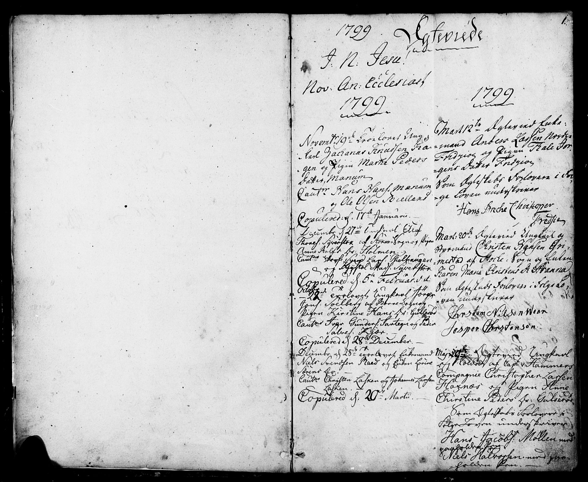 Sem kirkebøker, AV/SAKO-A-5/F/Fa/L0003: Parish register (official) no. I 3, 1799-1814, p. 0-1