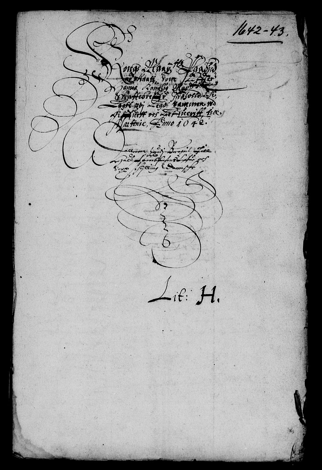 Rentekammeret inntil 1814, Reviderte regnskaper, Lensregnskaper, AV/RA-EA-5023/R/Rb/Rbt/L0094: Bergenhus len, 1642-1643