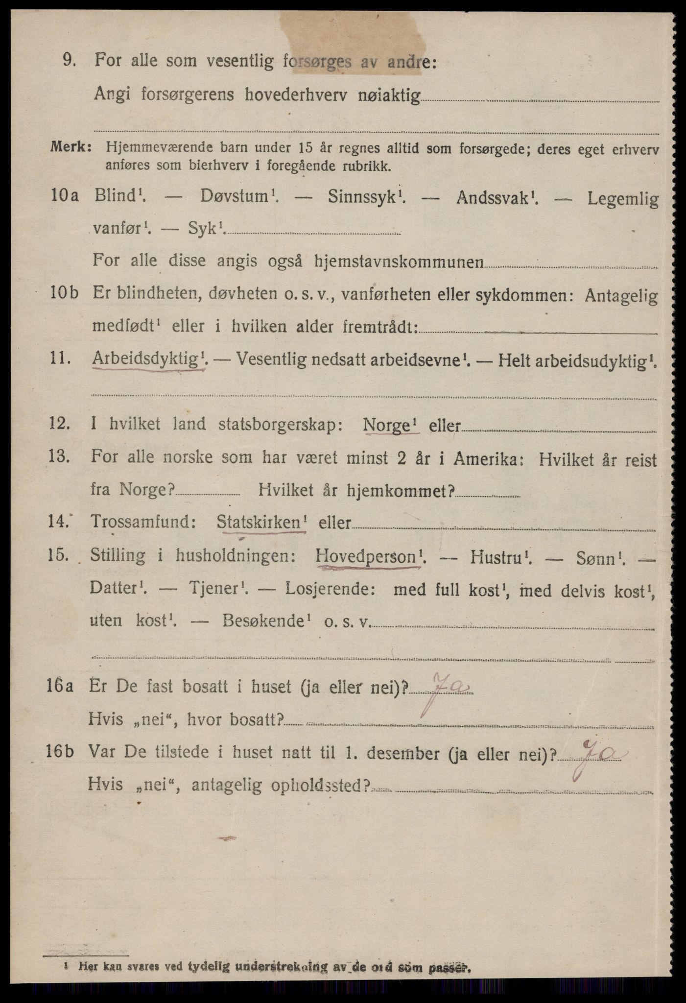 SAT, 1920 census for Vartdal, 1920, p. 742