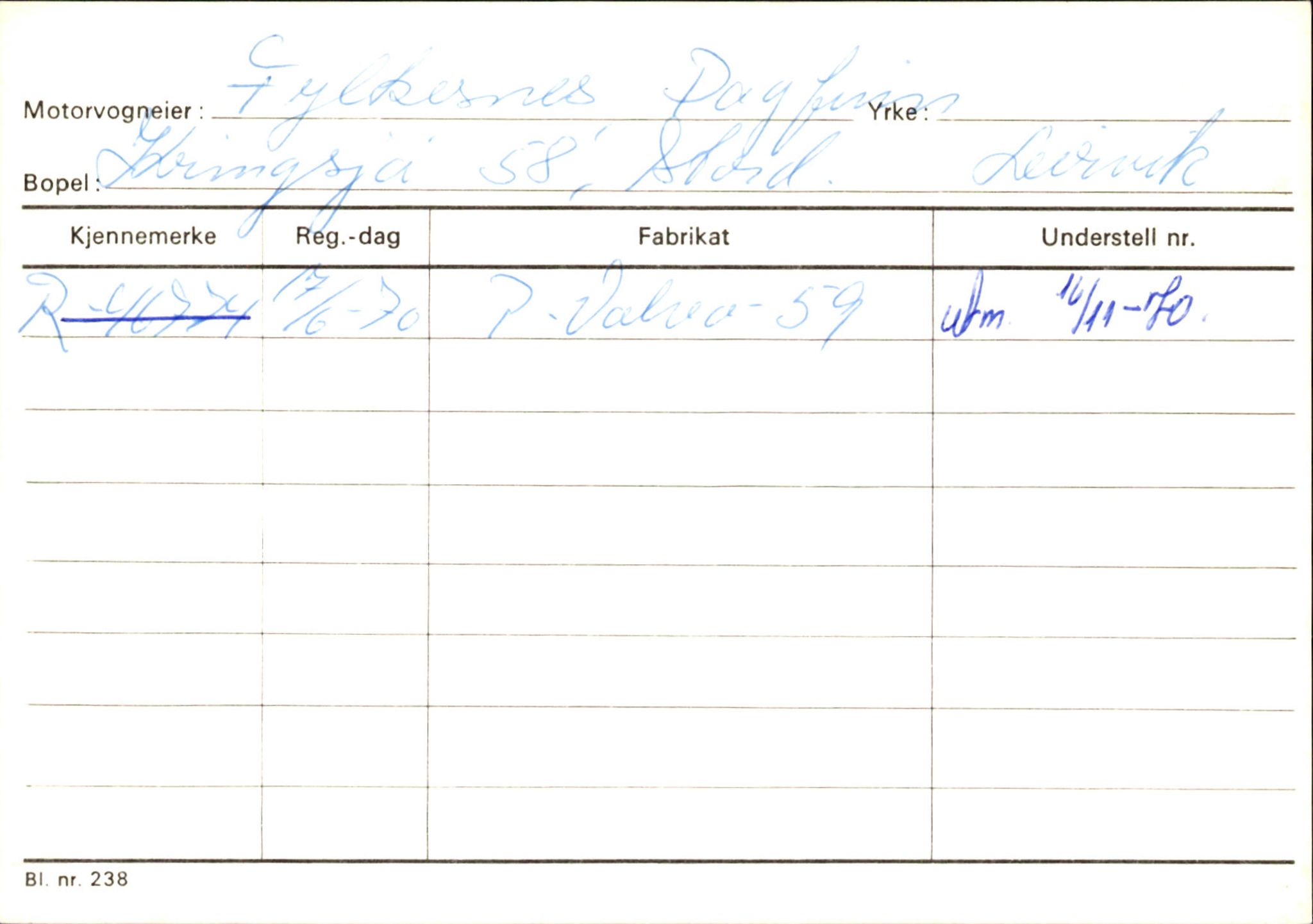 Statens vegvesen, Hordaland vegkontor, AV/SAB-A-5201/2/Ha/L0015: R-eierkort F-G, 1920-1971, p. 13