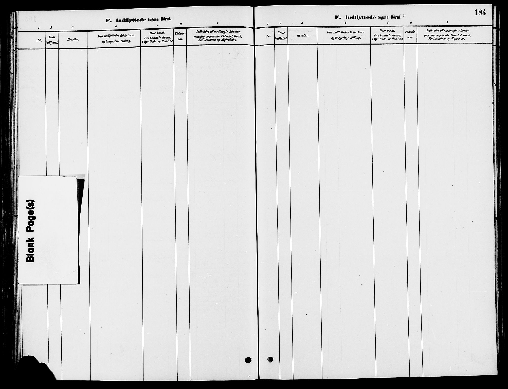 Engerdal prestekontor, AV/SAH-PREST-048/H/Ha/Haa/L0001: Parish register (official) no. 1, 1881-1898, p. 184