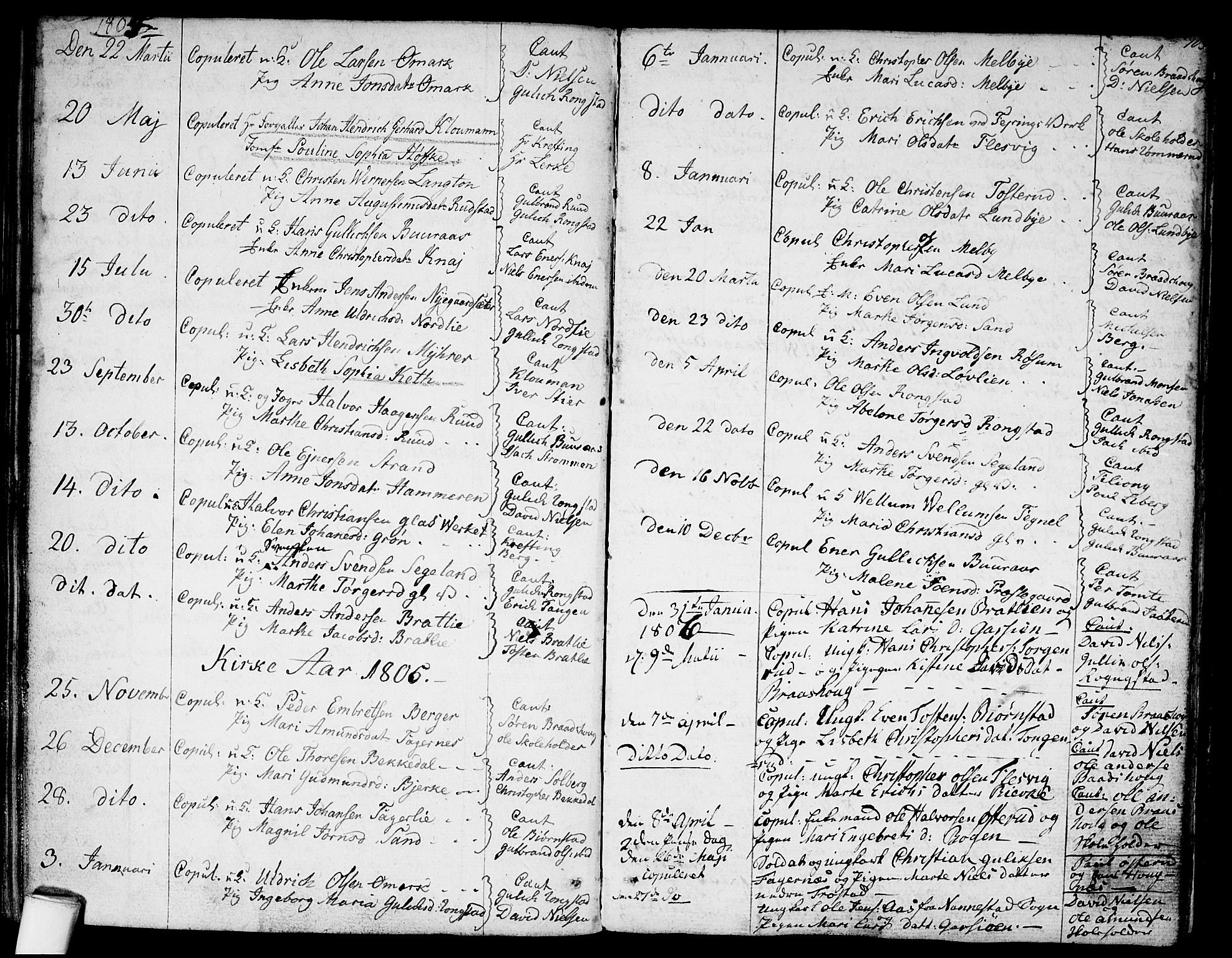 Hurdal prestekontor Kirkebøker, SAO/A-10889/F/Fa/L0001: Parish register (official) no. I 1, 1777-1812, p. 108