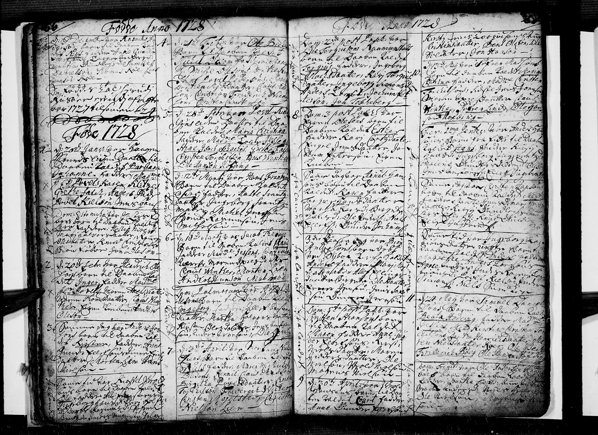 Risør sokneprestkontor, SAK/1111-0035/F/Fb/L0001: Parish register (copy) no. B 1, 1716-1747, p. 26-27