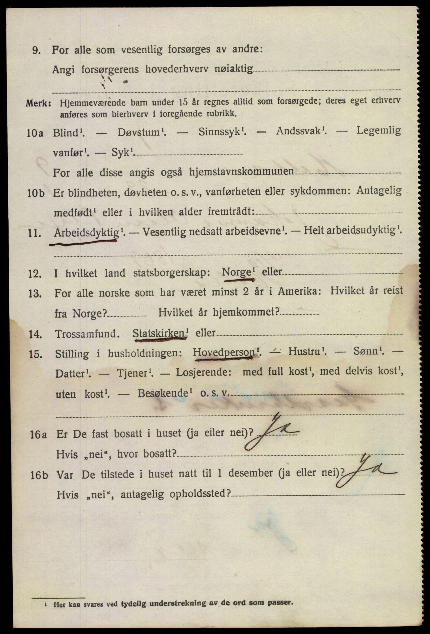 SAKO, 1920 census for Holla, 1920, p. 5530