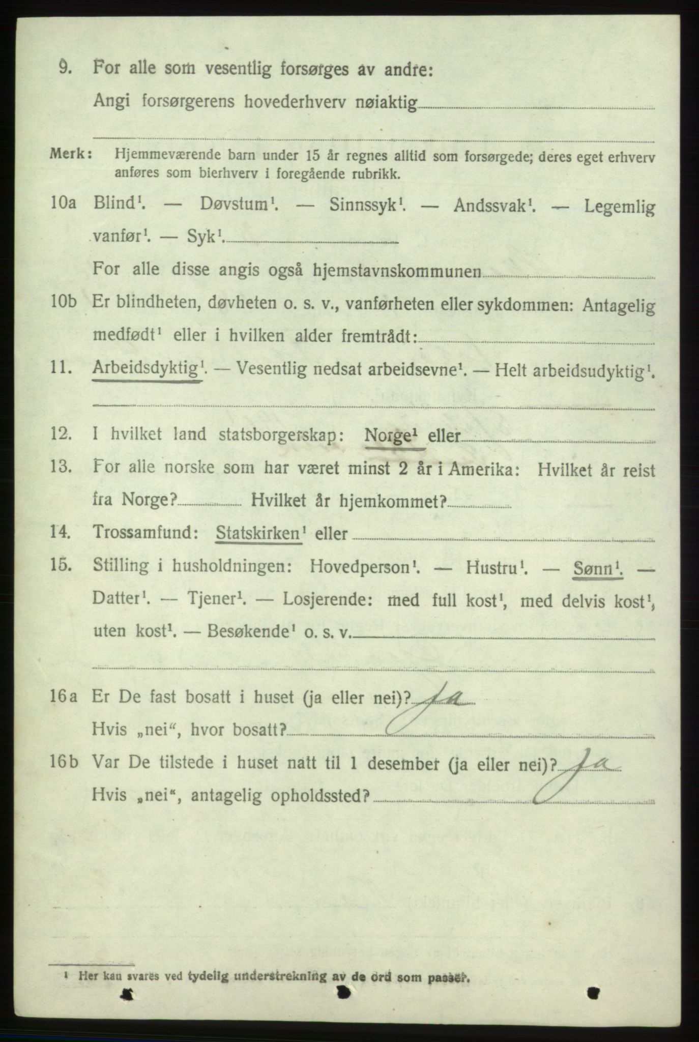 SAB, 1920 census for Skånevik, 1920, p. 5080