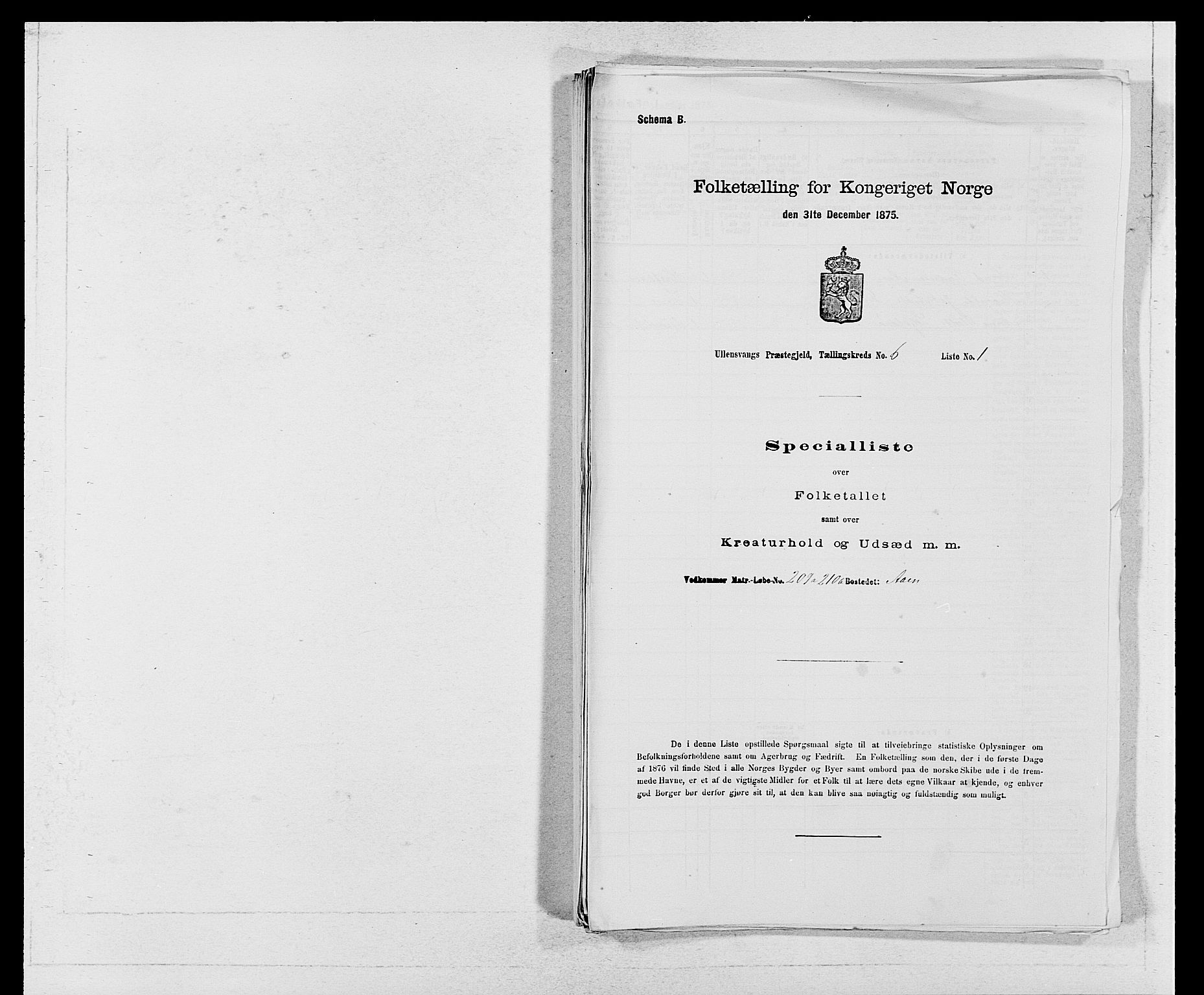 SAB, 1875 census for 1230P Ullensvang, 1875, p. 503