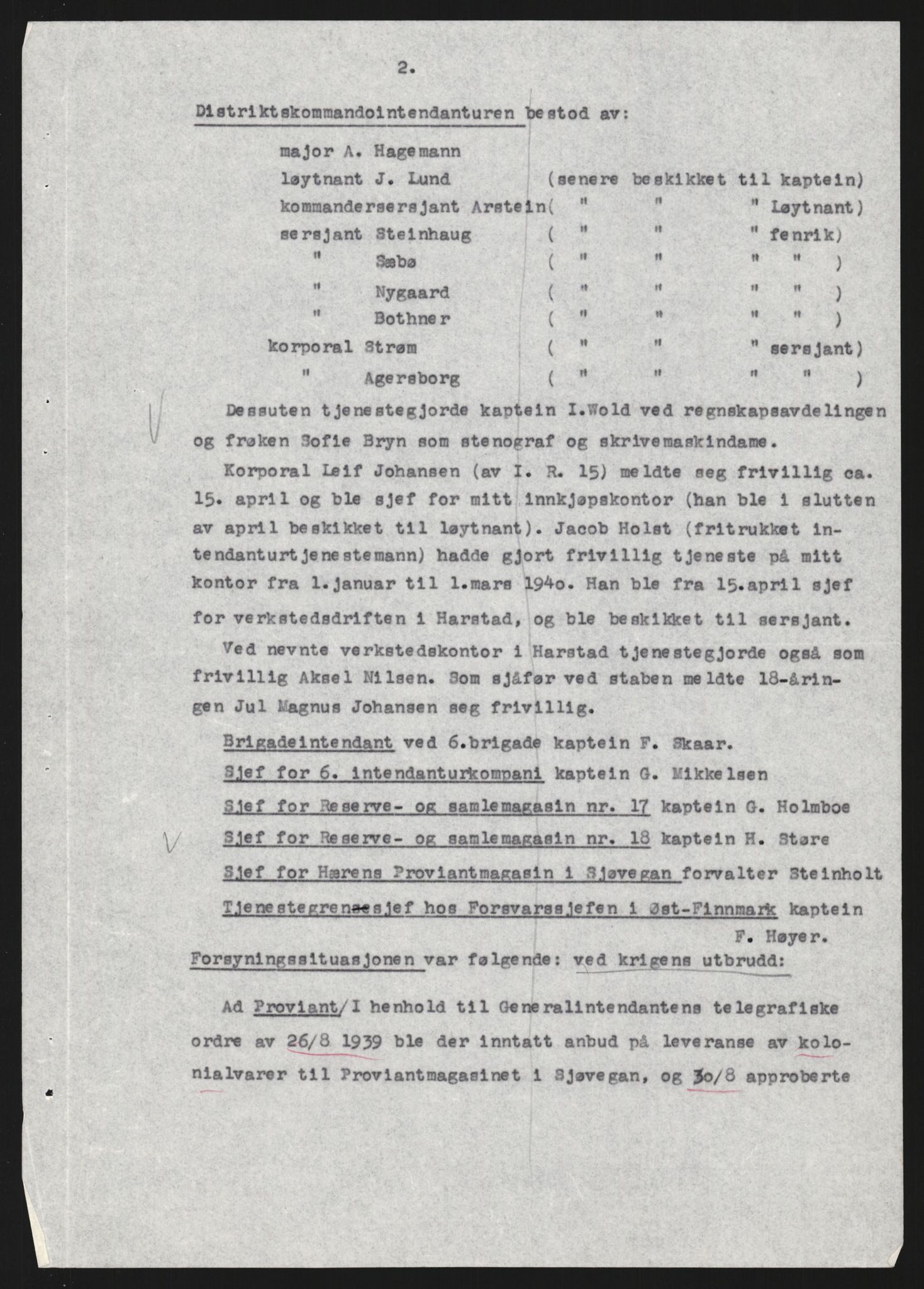 Forsvaret, Forsvarets krigshistoriske avdeling, AV/RA-RAFA-2017/Y/Yb/L0132: II-C-11-600  -  6. Divisjon / 6. Distriktskommando, 1940-1960, p. 779