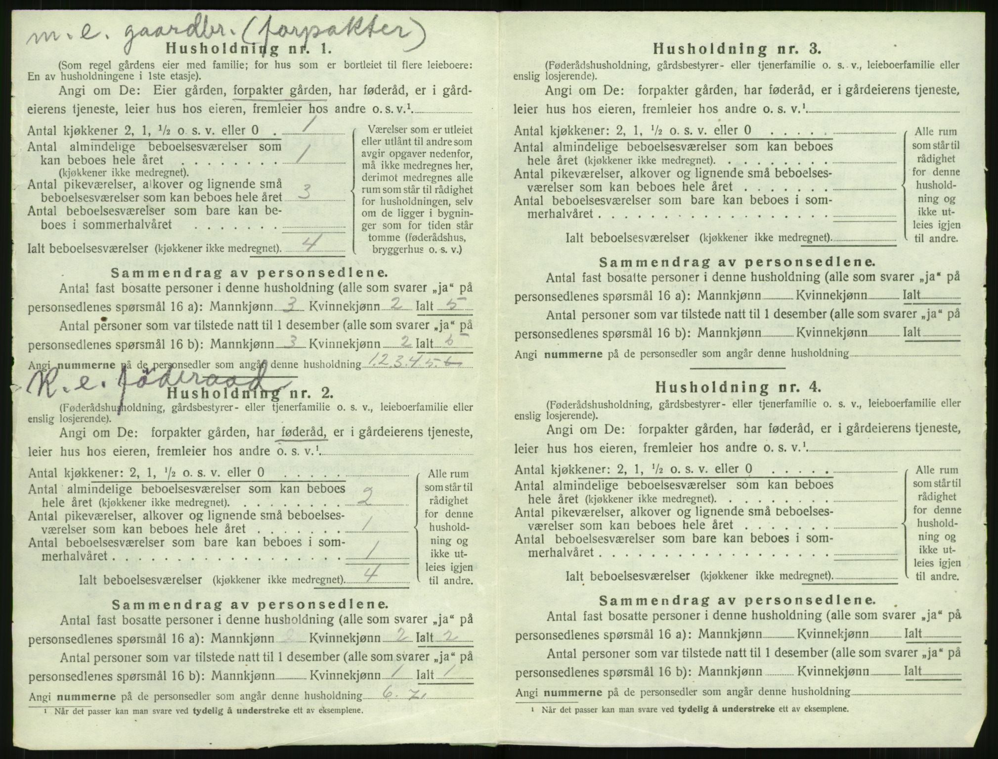 SAT, 1920 census for Ørskog, 1920, p. 435