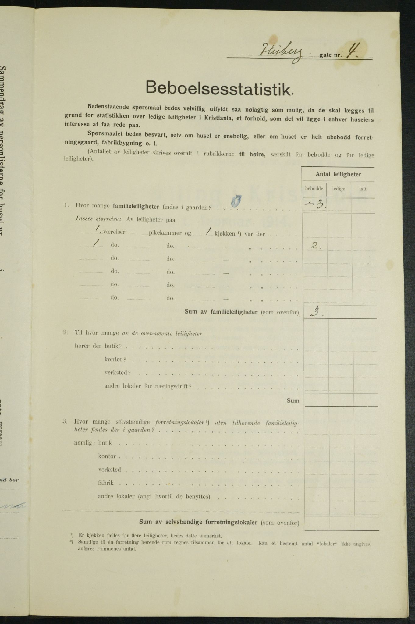 OBA, Municipal Census 1914 for Kristiania, 1914, p. 24766