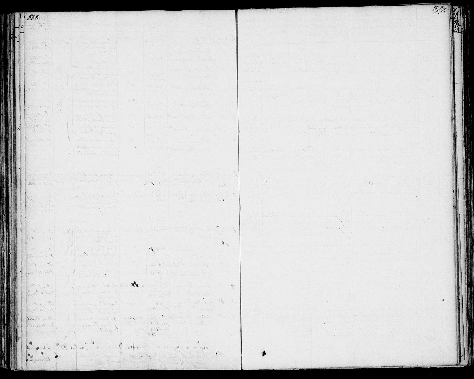 Bamble kirkebøker, SAKO/A-253/F/Fa/L0004: Parish register (official) no. I 4, 1834-1853, p. 876-877