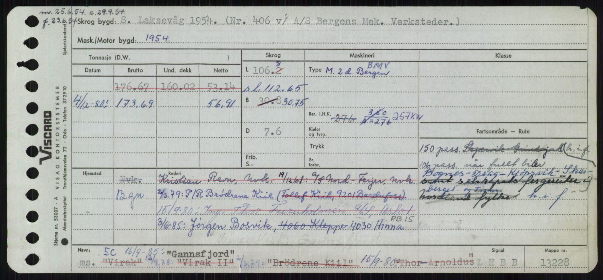 Sjøfartsdirektoratet med forløpere, Skipsmålingen, RA/S-1627/H/Ha/L0002/0002: Fartøy, Eik-Hill / Fartøy, G-Hill, p. 33