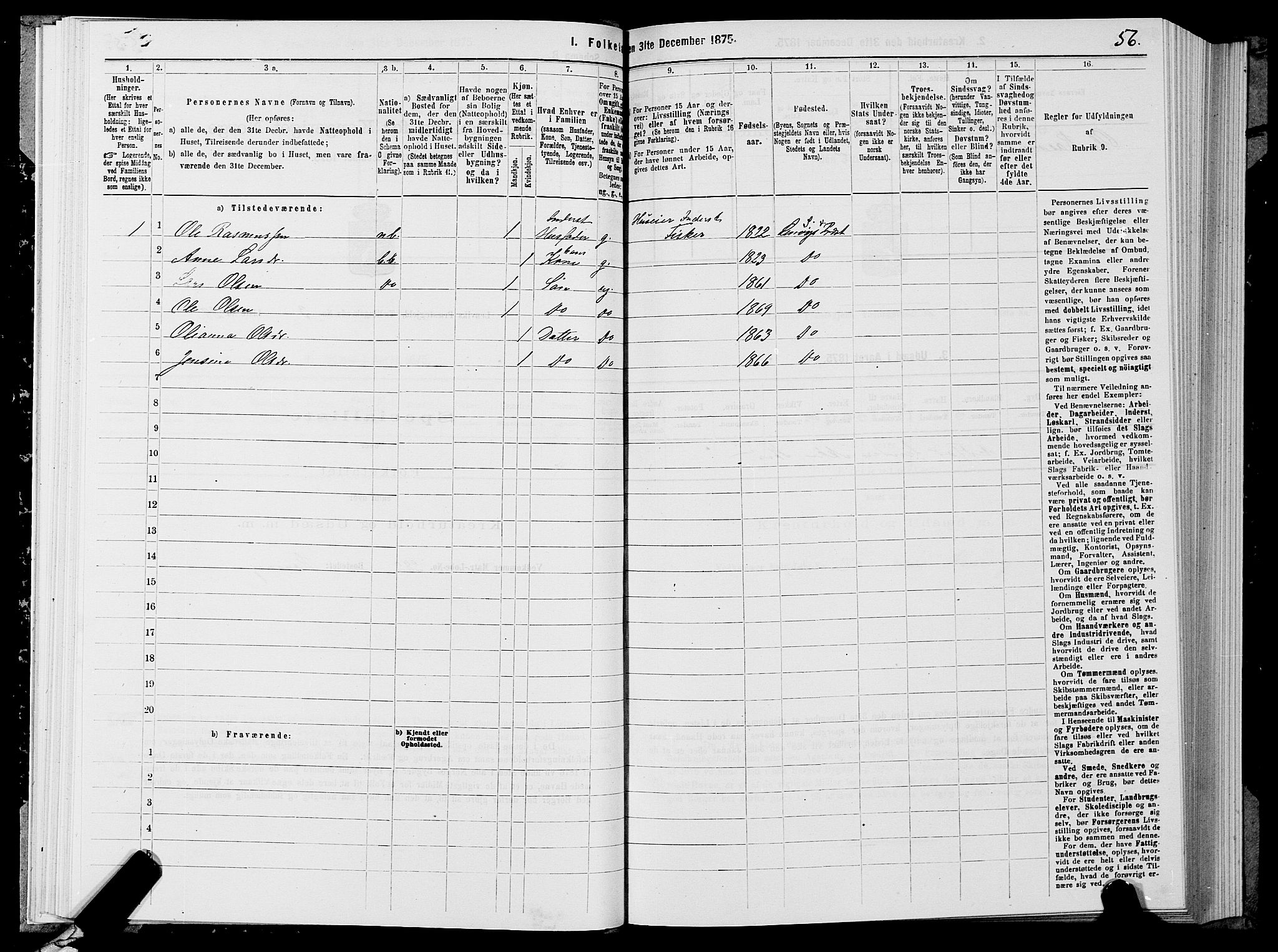 SATØ, 1875 census for 1931P Lenvik, 1875, p. 2056