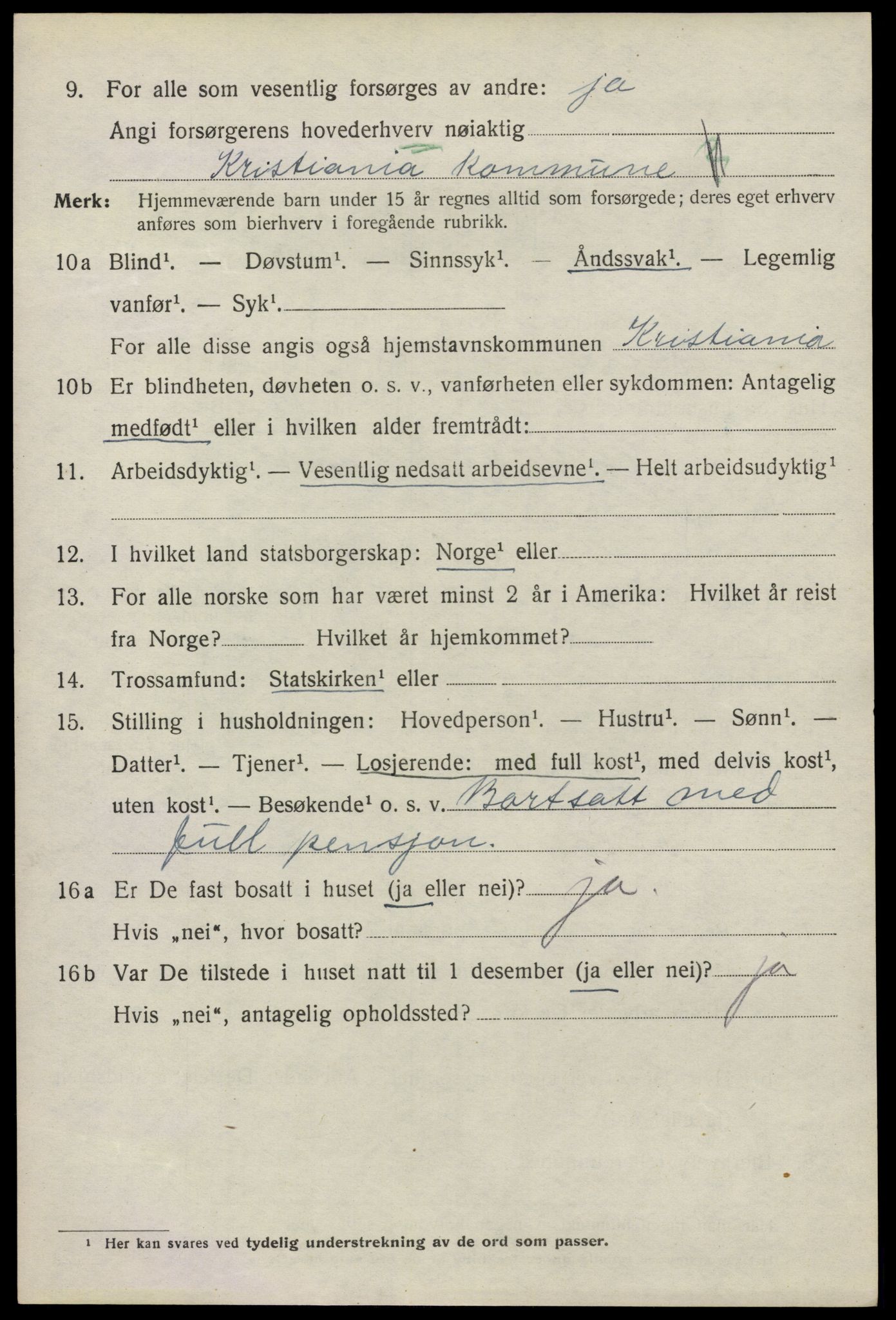 SAO, 1920 census for Kråkstad, 1920, p. 3372