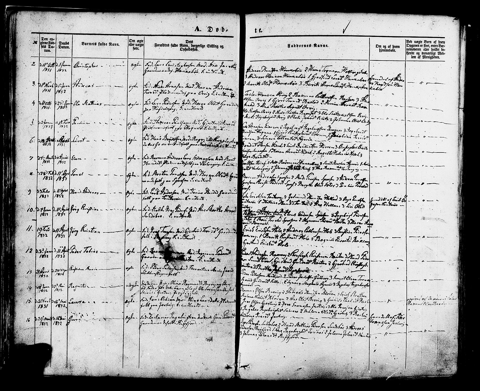 Ministerialprotokoller, klokkerbøker og fødselsregistre - Møre og Romsdal, AV/SAT-A-1454/560/L0719: Parish register (official) no. 560A03, 1845-1872, p. 21