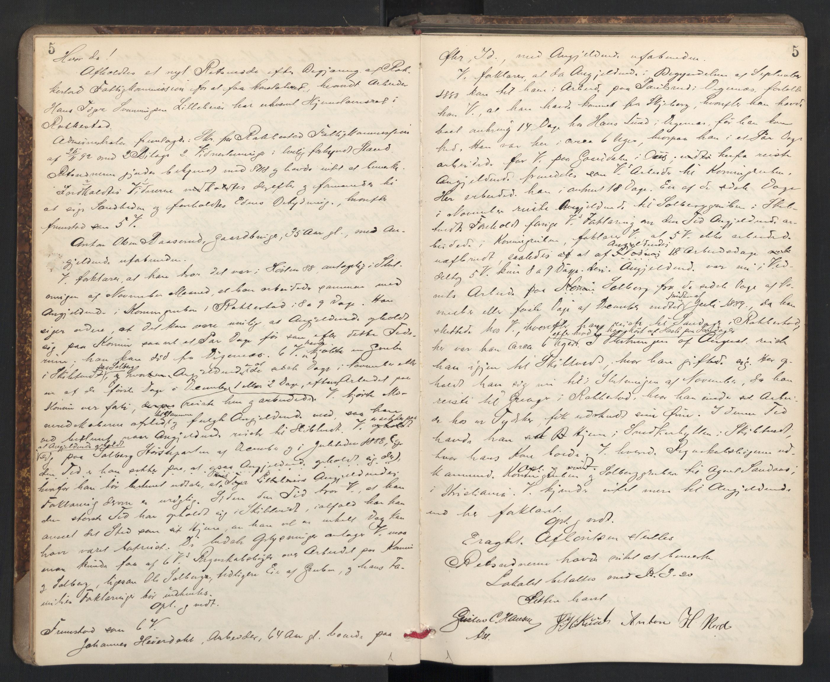 Rakkestad sorenskriveri, AV/SAO-A-10686/F/Fc/L0015: Ekstrarettsprotokoller, 1892-1895, p. 5