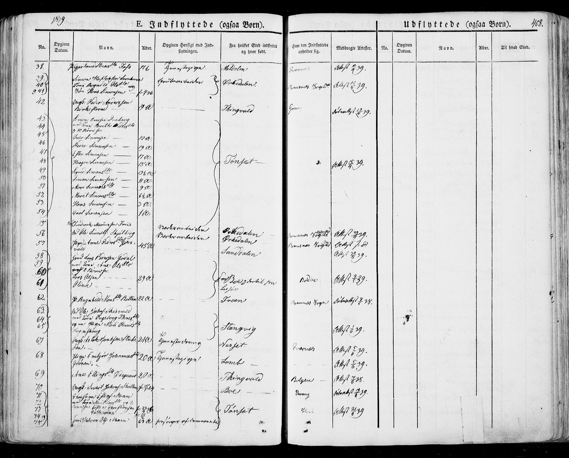 Ministerialprotokoller, klokkerbøker og fødselsregistre - Møre og Romsdal, AV/SAT-A-1454/568/L0803: Parish register (official) no. 568A10, 1830-1853, p. 408