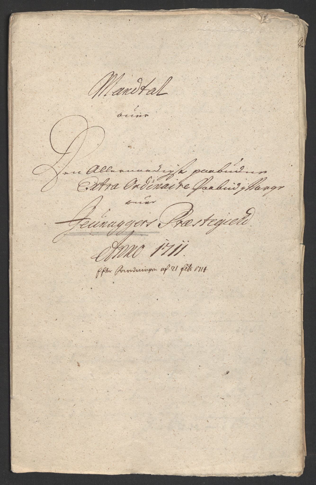 Rentekammeret inntil 1814, Reviderte regnskaper, Fogderegnskap, AV/RA-EA-4092/R18/L1308: Fogderegnskap Hadeland, Toten og Valdres, 1711, p. 277