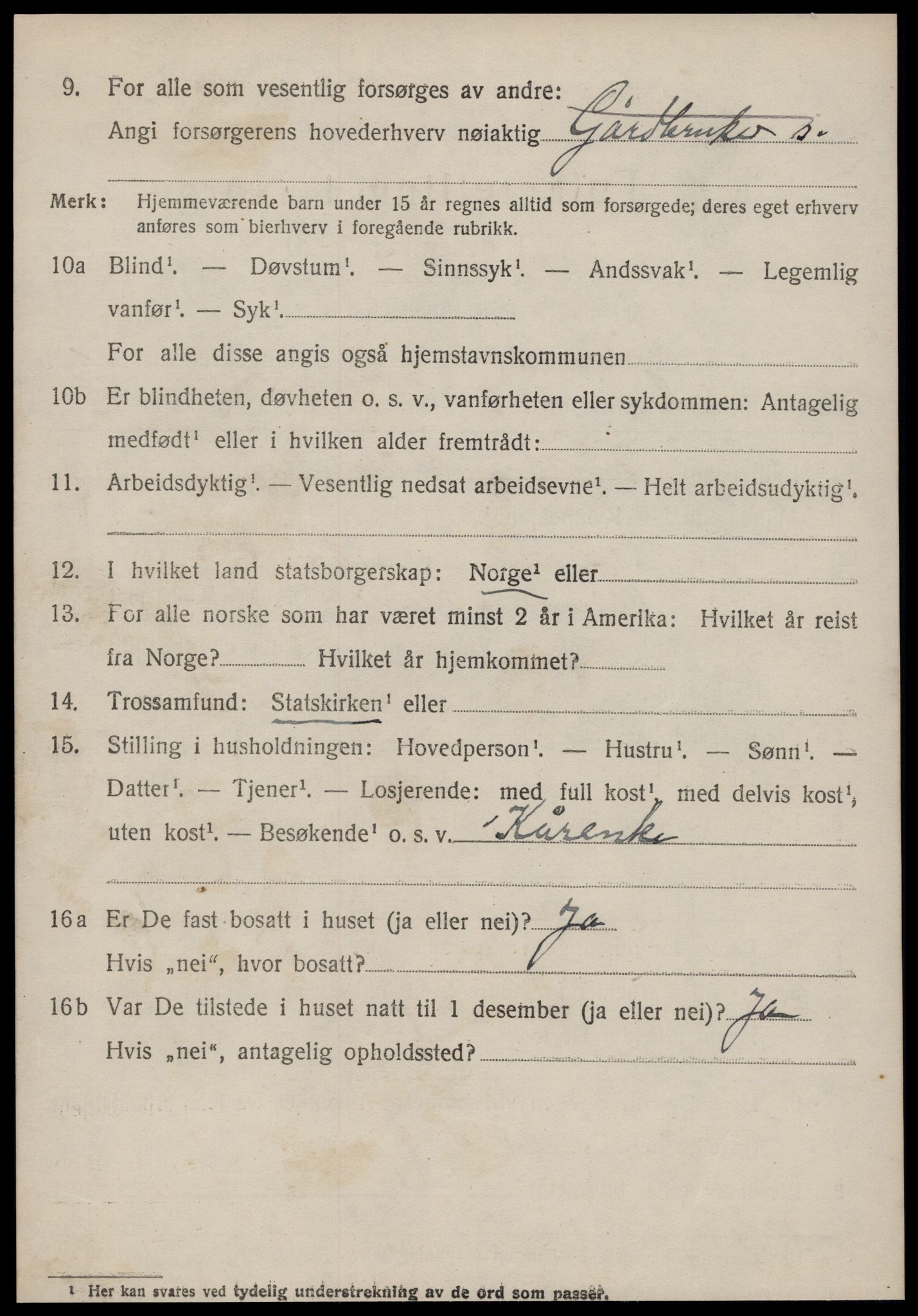 SAT, 1920 census for Gjemnes, 1920, p. 1225
