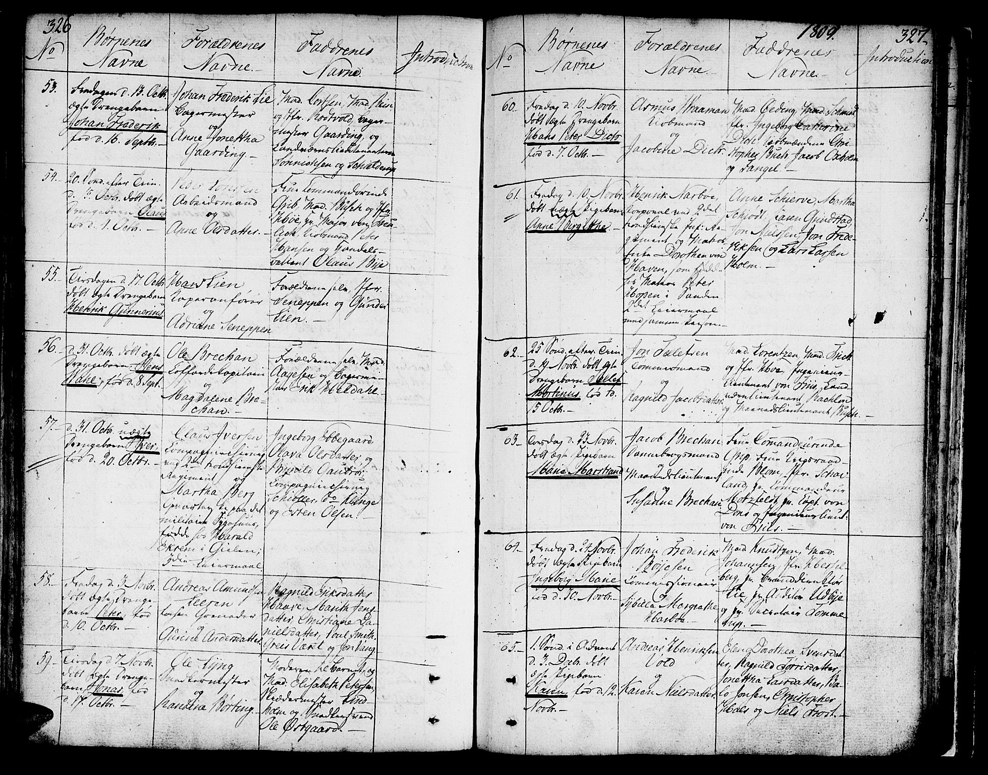 Ministerialprotokoller, klokkerbøker og fødselsregistre - Sør-Trøndelag, SAT/A-1456/602/L0104: Parish register (official) no. 602A02, 1774-1814, p. 326-327