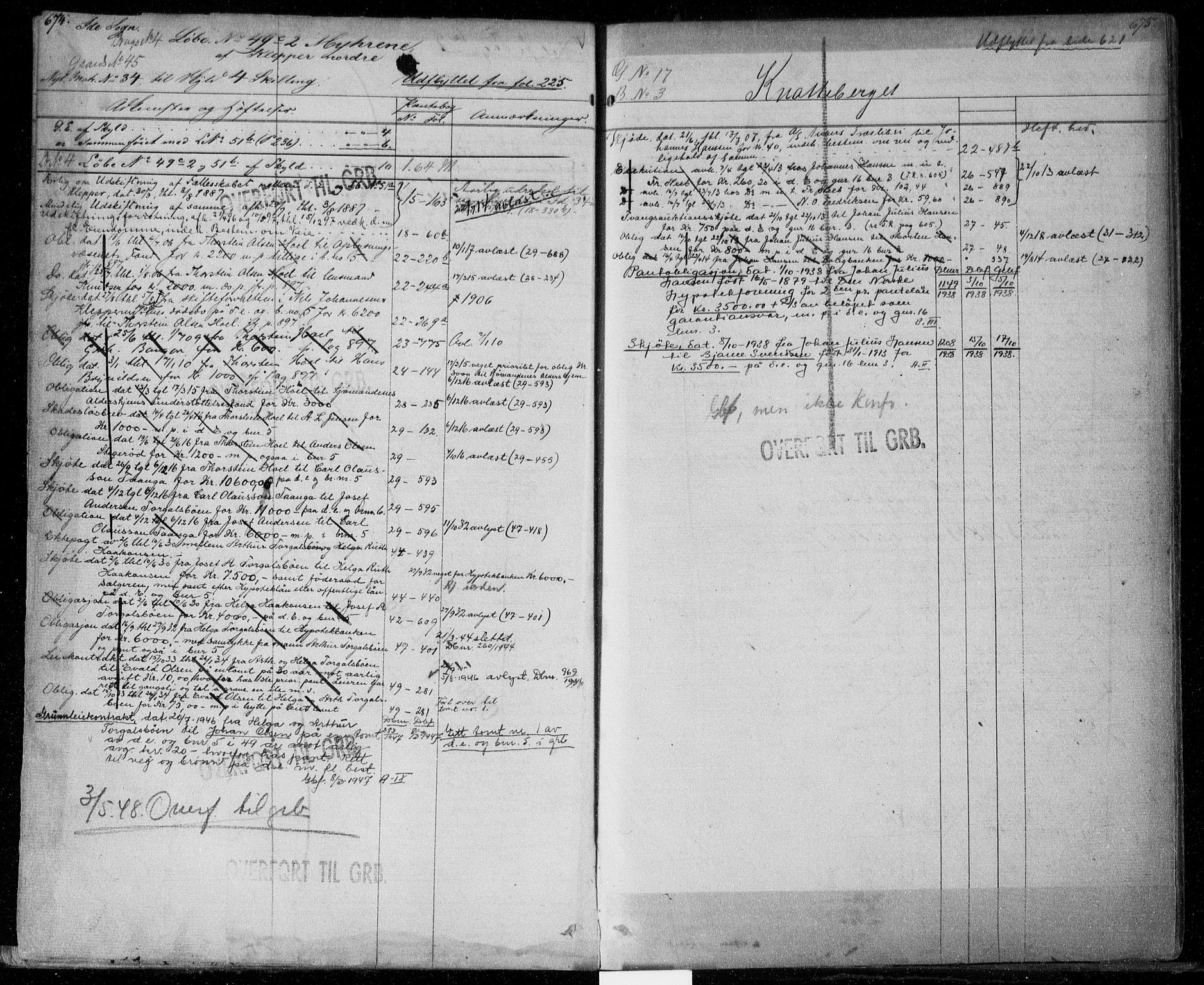 Idd og Marker sorenskriveri, AV/SAO-A-10283/G/Ga/Gac/L0001: Mortgage register no. II 1, 1848-1950, p. 674-675
