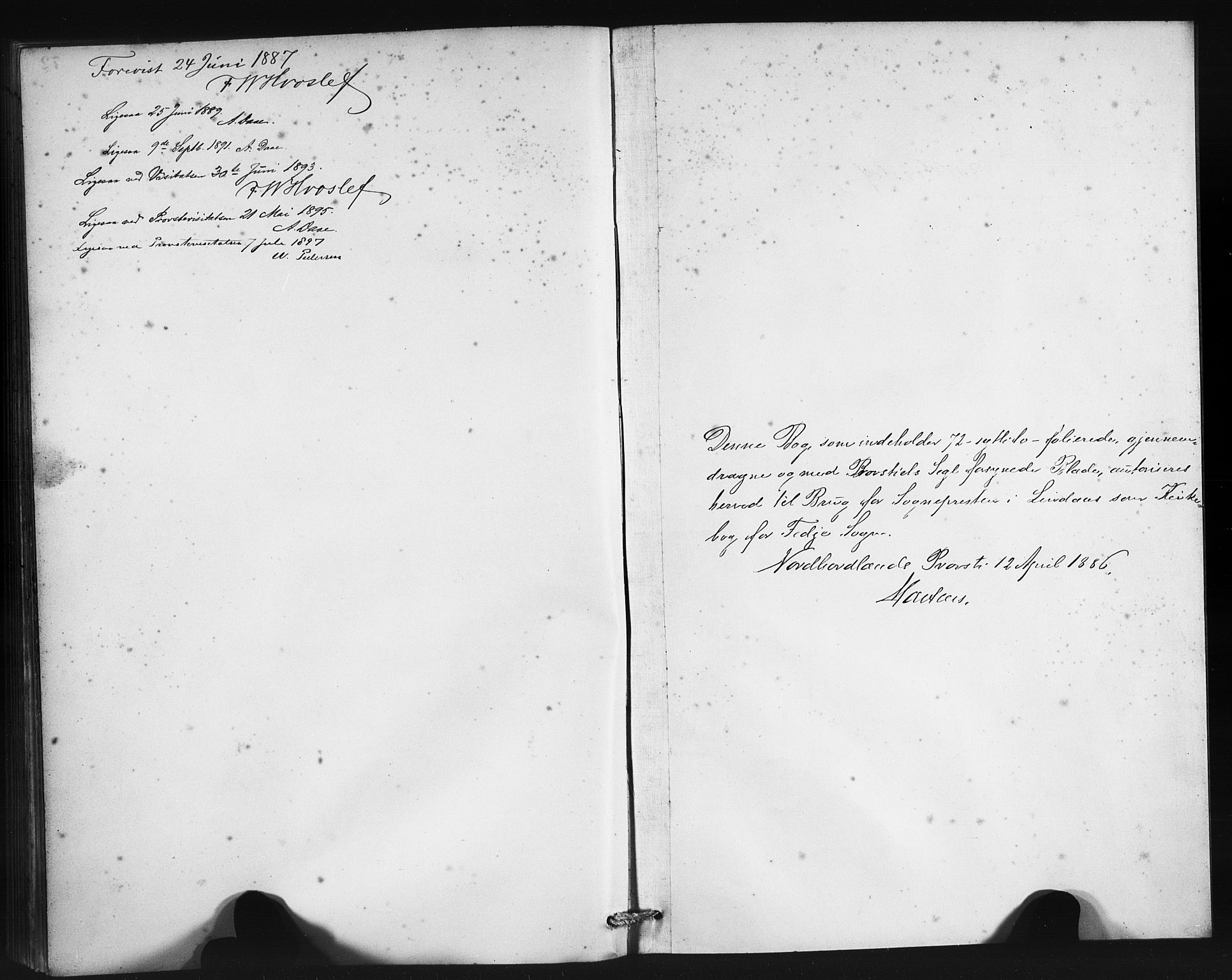 Lindås Sokneprestembete, SAB/A-76701/H/Haa: Parish register (official) no. D 1, 1886-1896