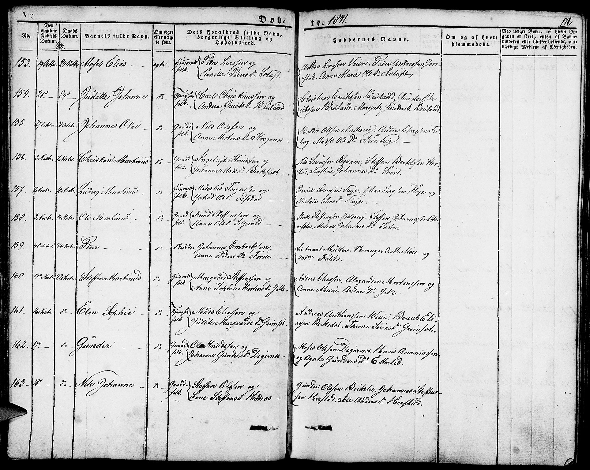 Førde sokneprestembete, AV/SAB-A-79901/H/Haa/Haaa/L0006: Parish register (official) no. A 6, 1821-1842, p. 171