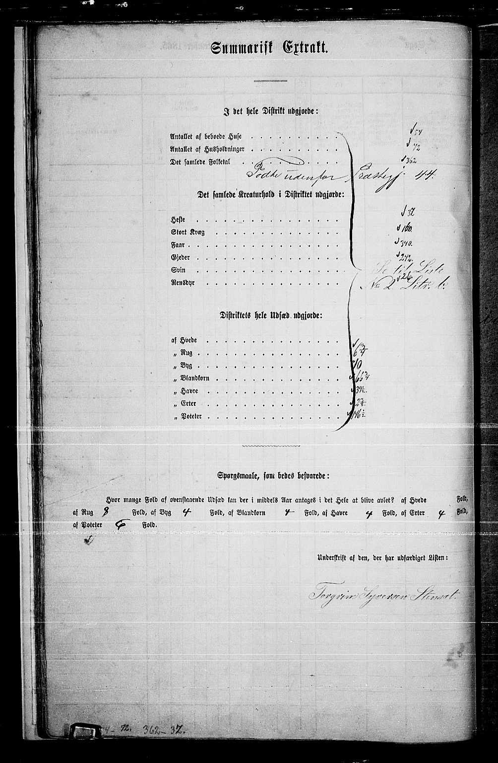 RA, 1865 census for Ådal, 1865, p. 21