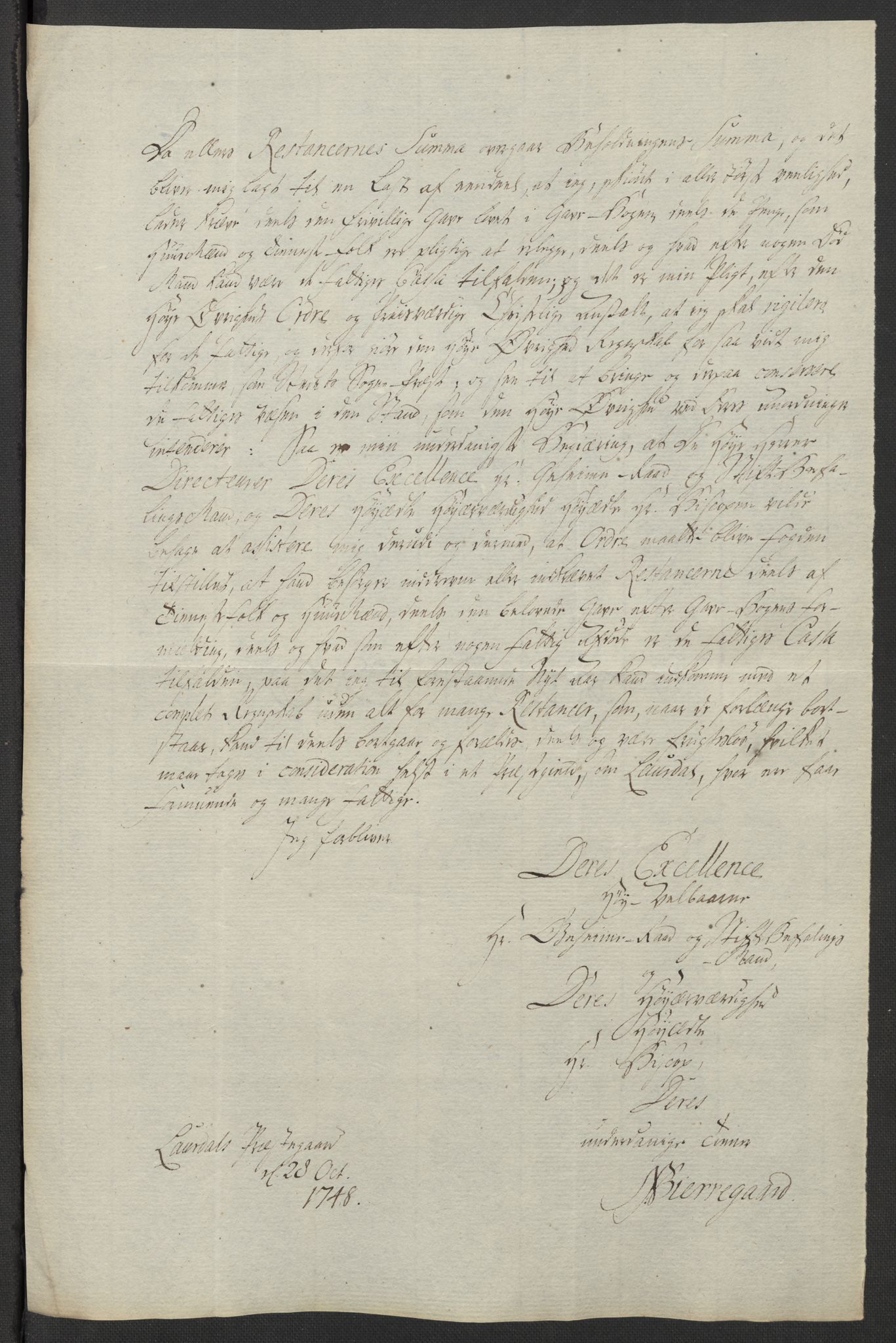 Kristiania tukthus, SAO/A-10644/A/Ad/Adb/L0011: Innkomne skriv, rapporter og regnskap, 1742-1783, p. 226