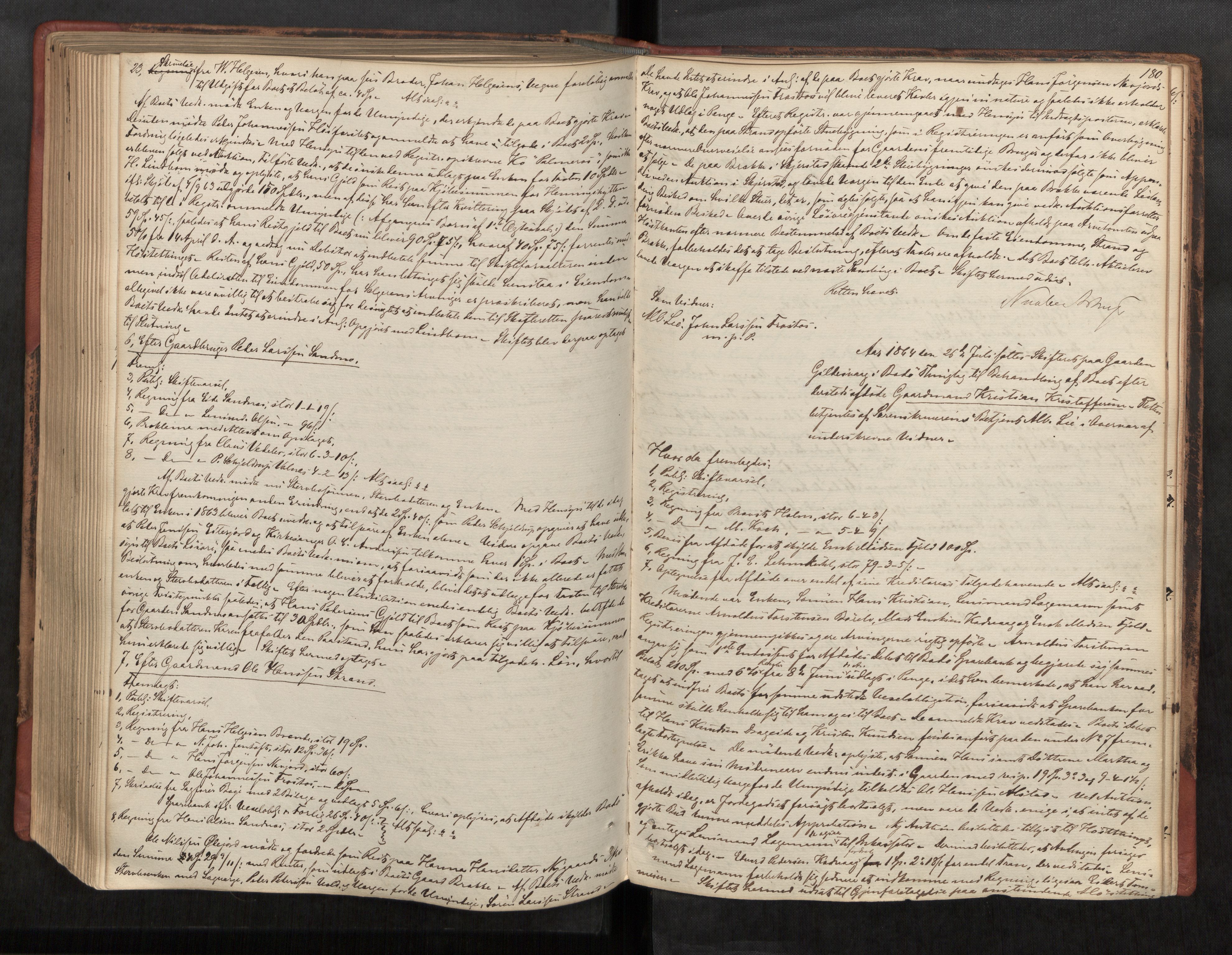 Salten sorenskriveri, AV/SAT-A-4578/1/3/3B/L0002: Skiftebehandlingsprotokoll, 1853-1865, p. 180