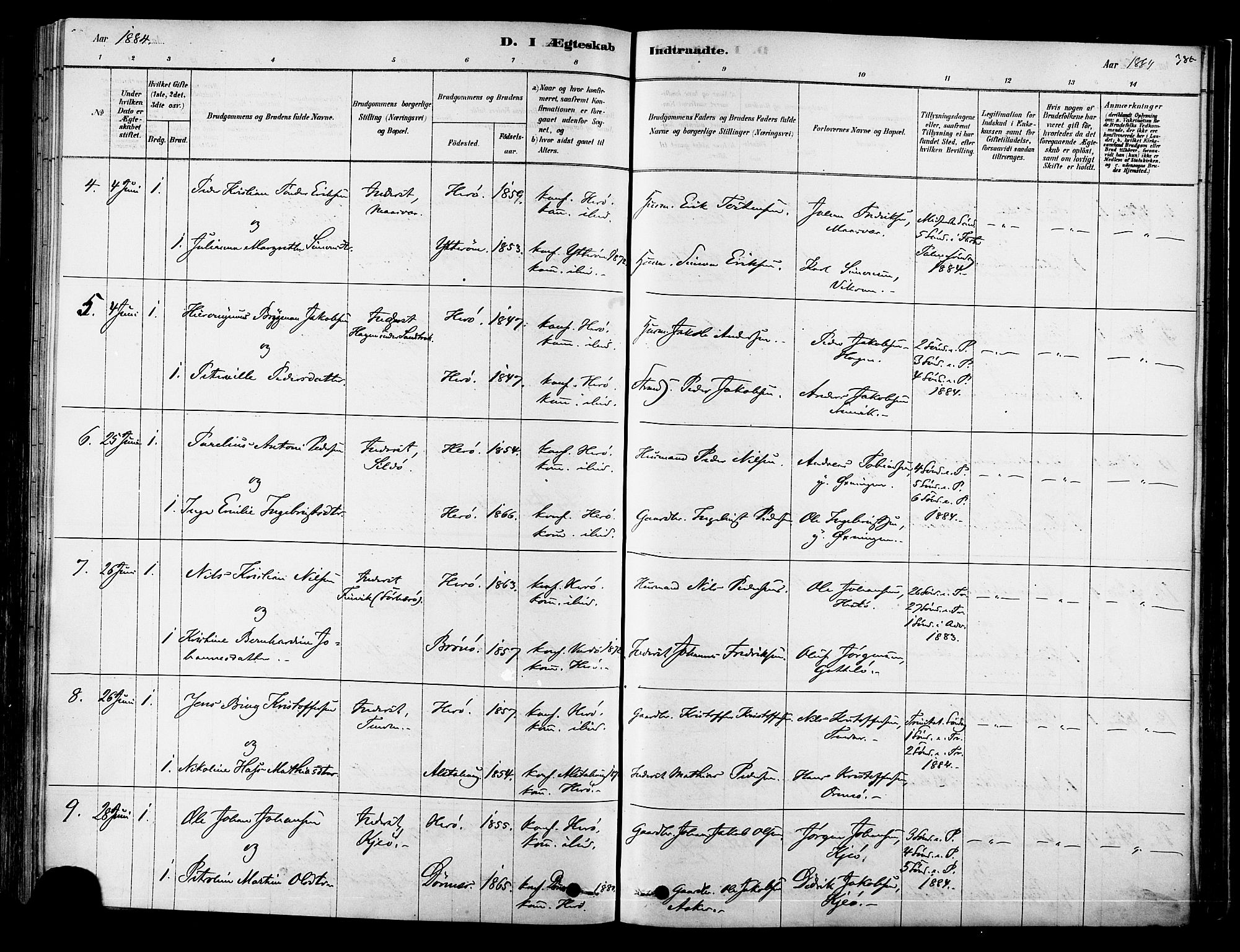 Ministerialprotokoller, klokkerbøker og fødselsregistre - Nordland, SAT/A-1459/834/L0507: Parish register (official) no. 834A05, 1878-1892, p. 380