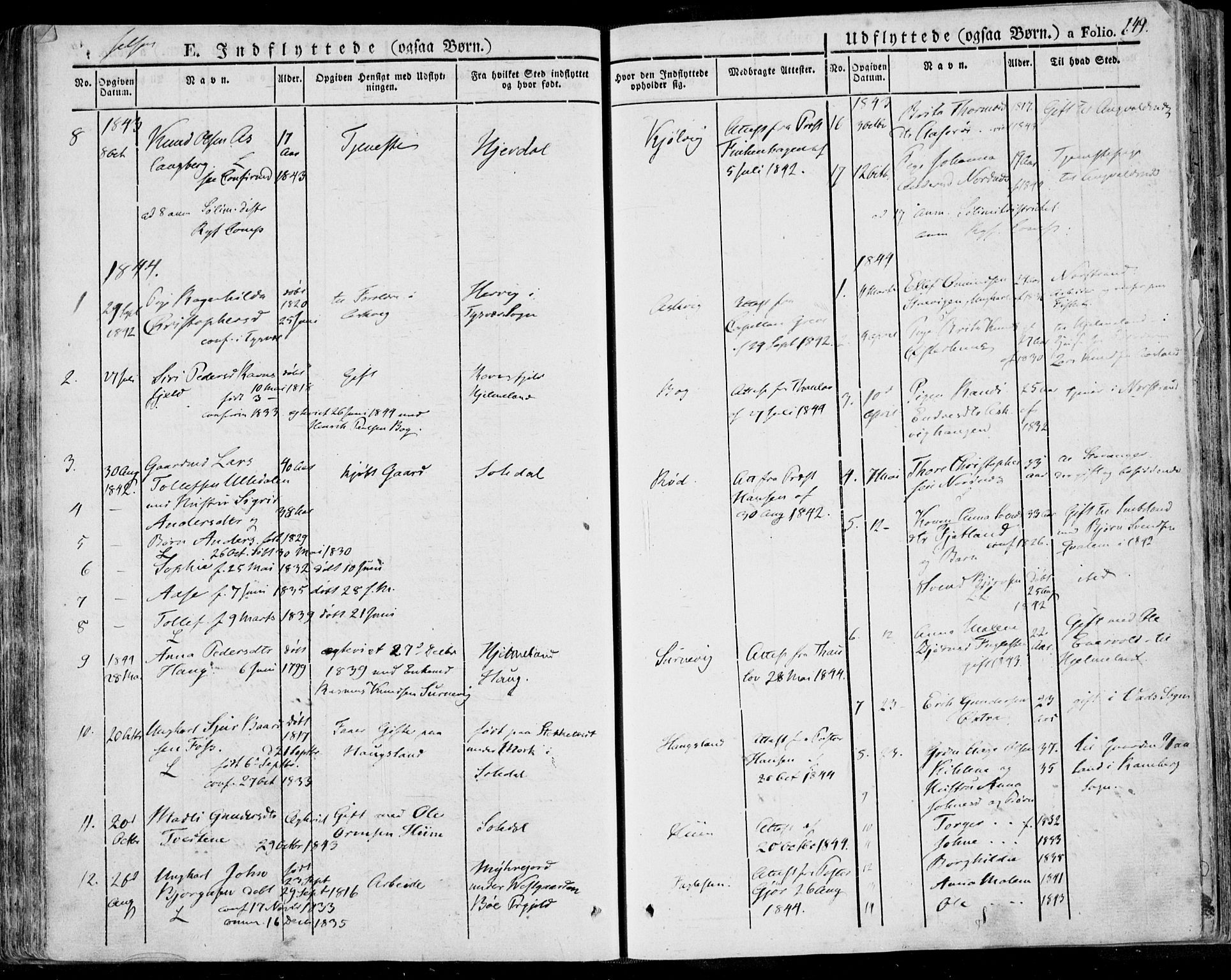 Jelsa sokneprestkontor, SAST/A-101842/01/IV: Parish register (official) no. A 6.2, 1828-1853, p. 649