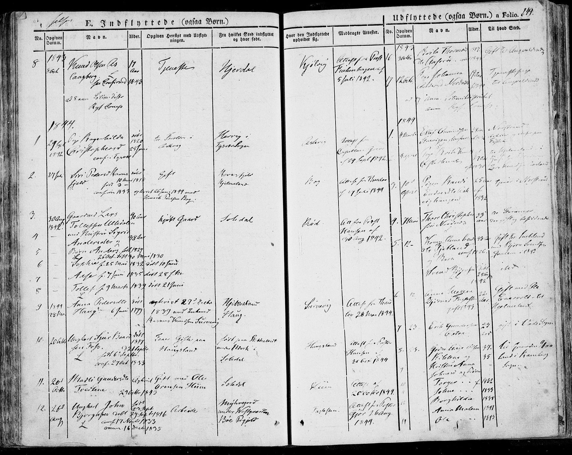 Jelsa sokneprestkontor, AV/SAST-A-101842/01/IV: Parish register (official) no. A 6.2, 1828-1853, p. 649