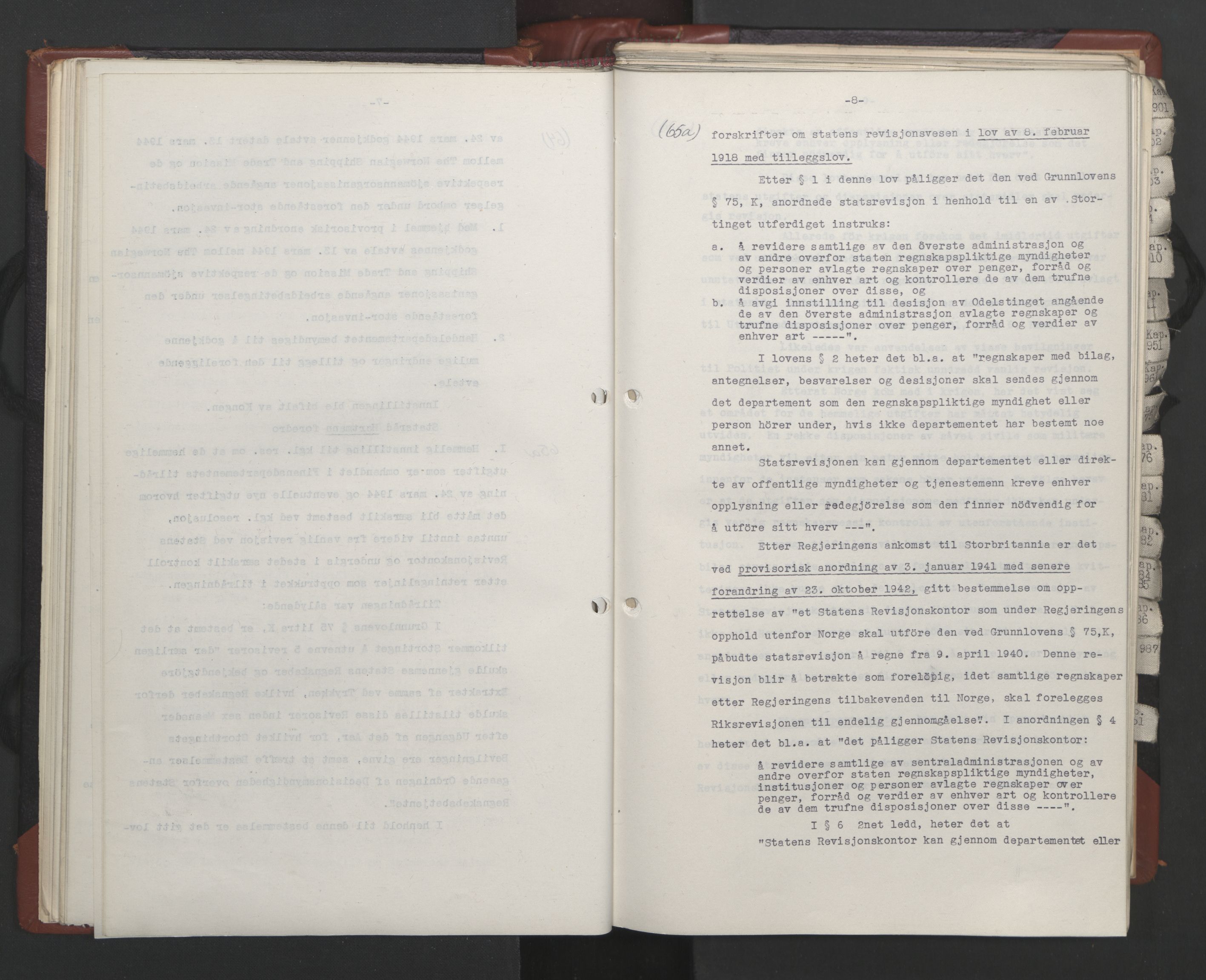 Statsrådssekretariatet, RA/S-1001/A/Ac/L0124: Kgl. res. 14/1-30/6, 1944, p. 53