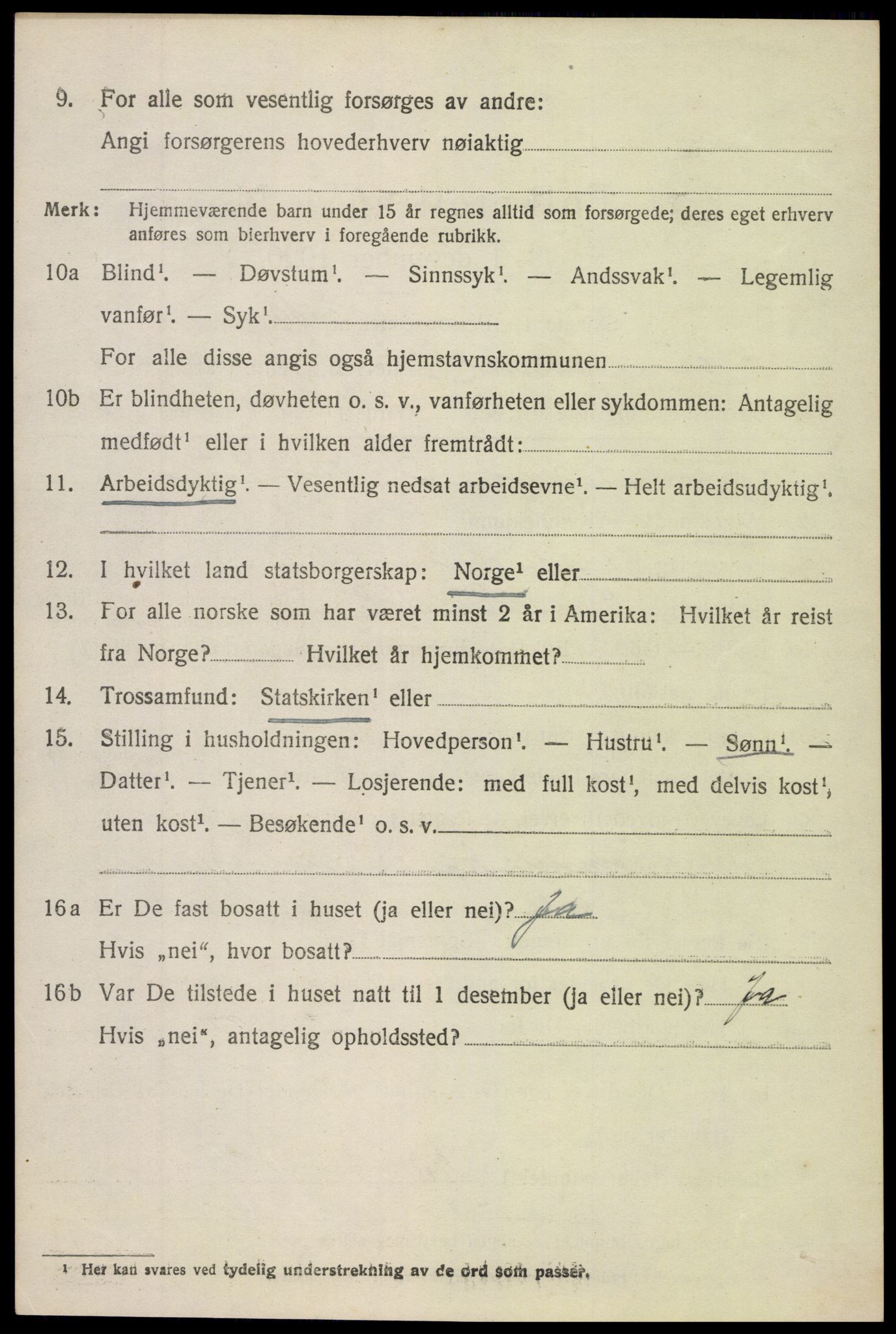 SAH, 1920 census for Sør-Aurdal, 1920, p. 5466