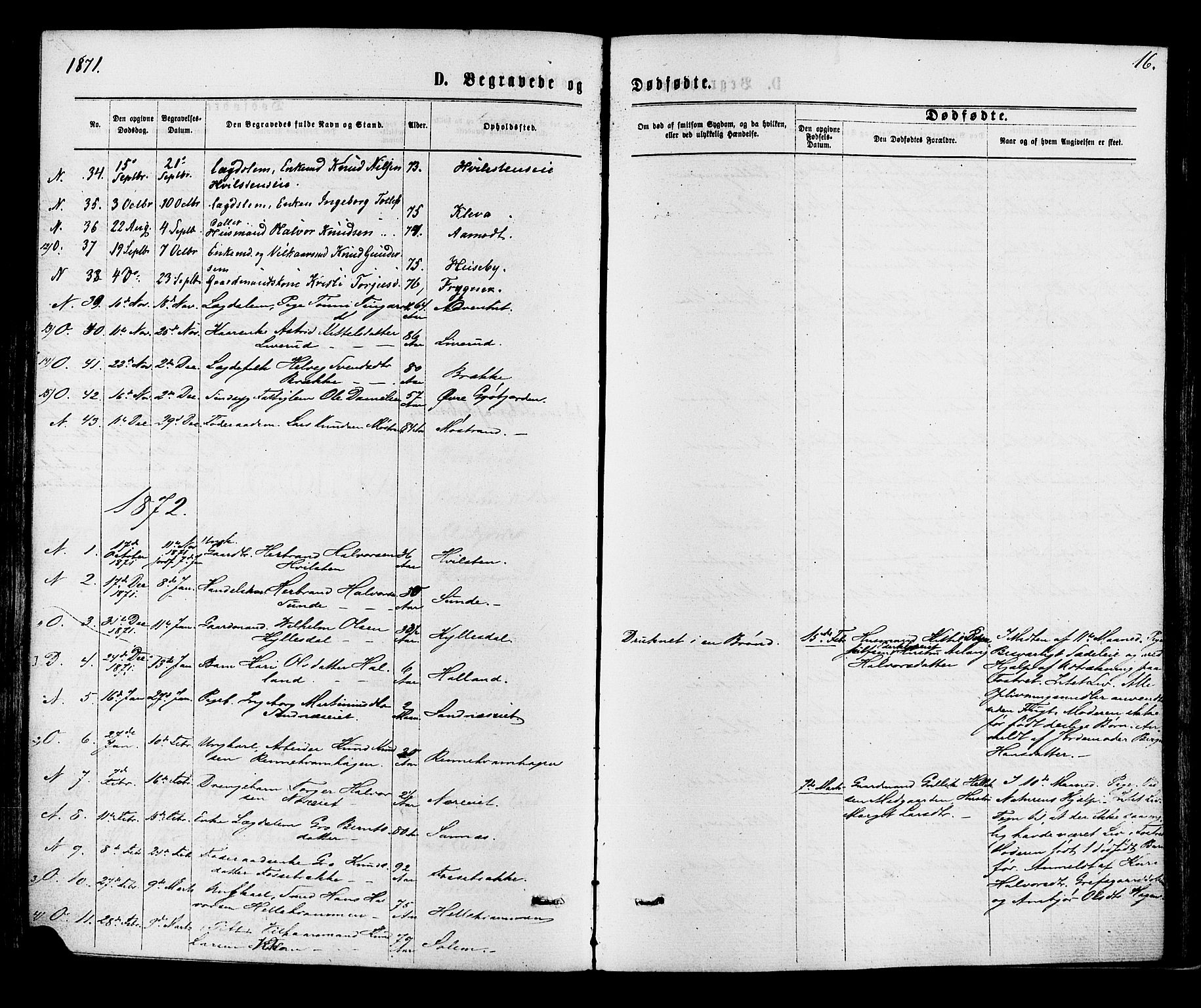 Nore kirkebøker, AV/SAKO-A-238/F/Fa/L0004: Parish register (official) no. I 4, 1867-1877, p. 16