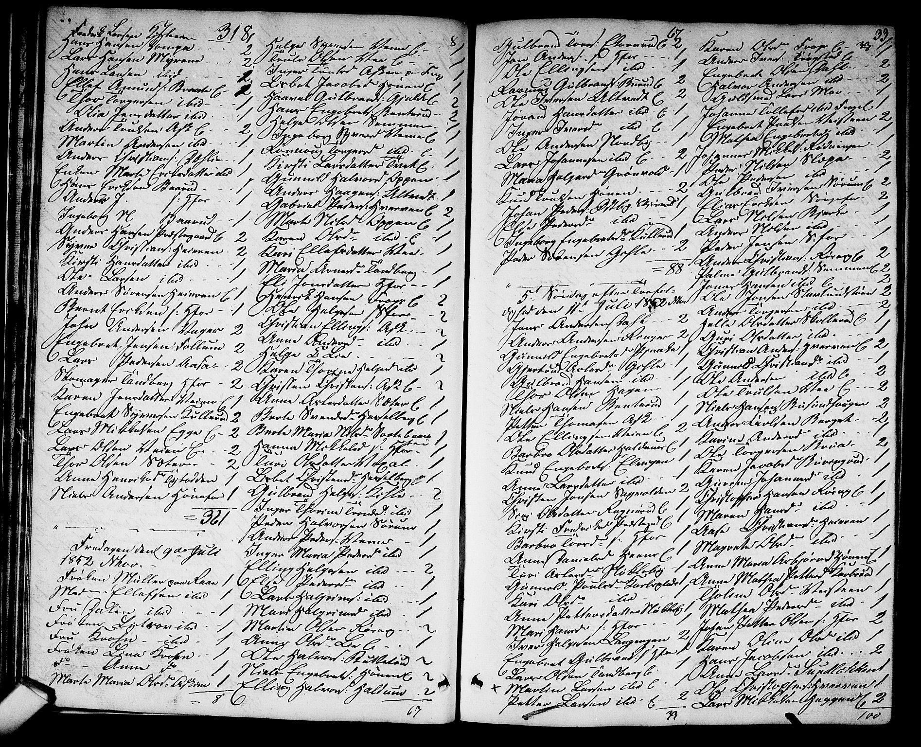 Norderhov kirkebøker, AV/SAKO-A-237/G/Ga/L0006: Parish register (copy) no. I 6, 1849-1876, p. 33