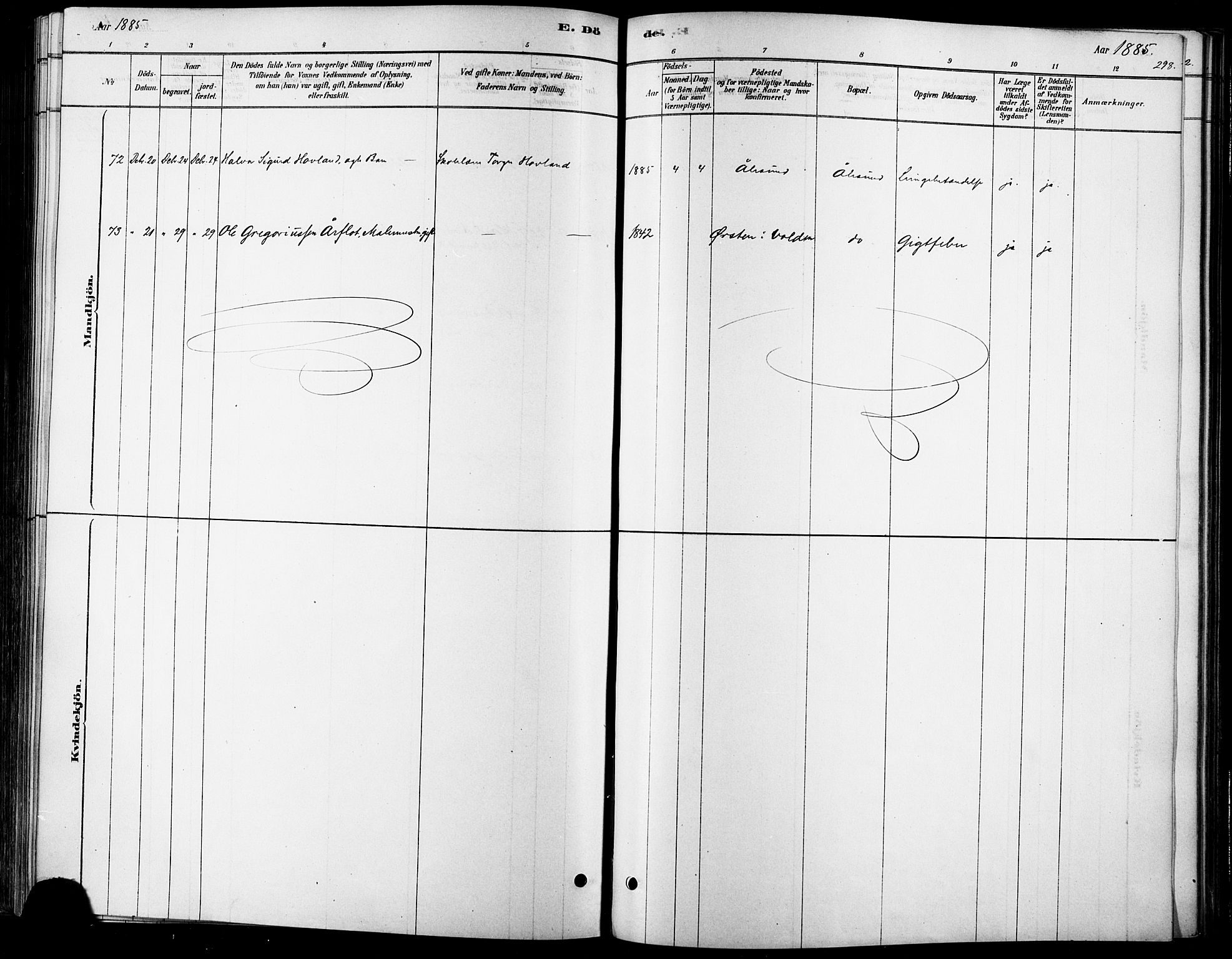 Ministerialprotokoller, klokkerbøker og fødselsregistre - Møre og Romsdal, SAT/A-1454/529/L0454: Parish register (official) no. 529A04, 1878-1885, p. 298