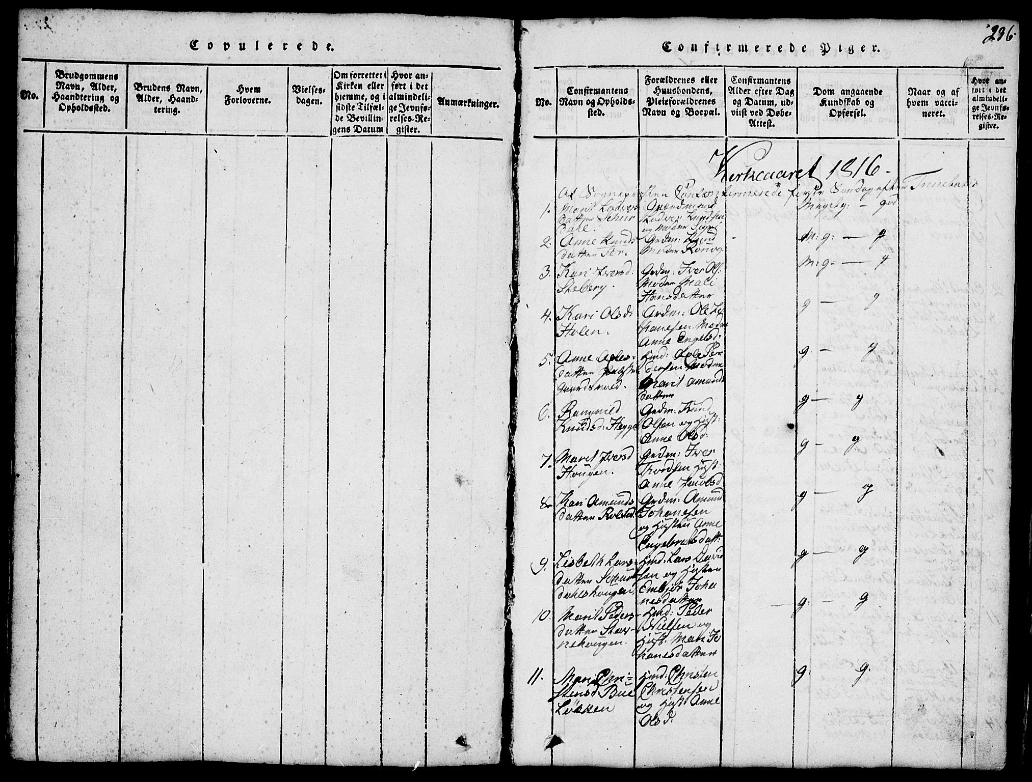 Fron prestekontor, SAH/PREST-078/H/Ha/Hab/L0001: Parish register (copy) no. 1, 1816-1843, p. 236
