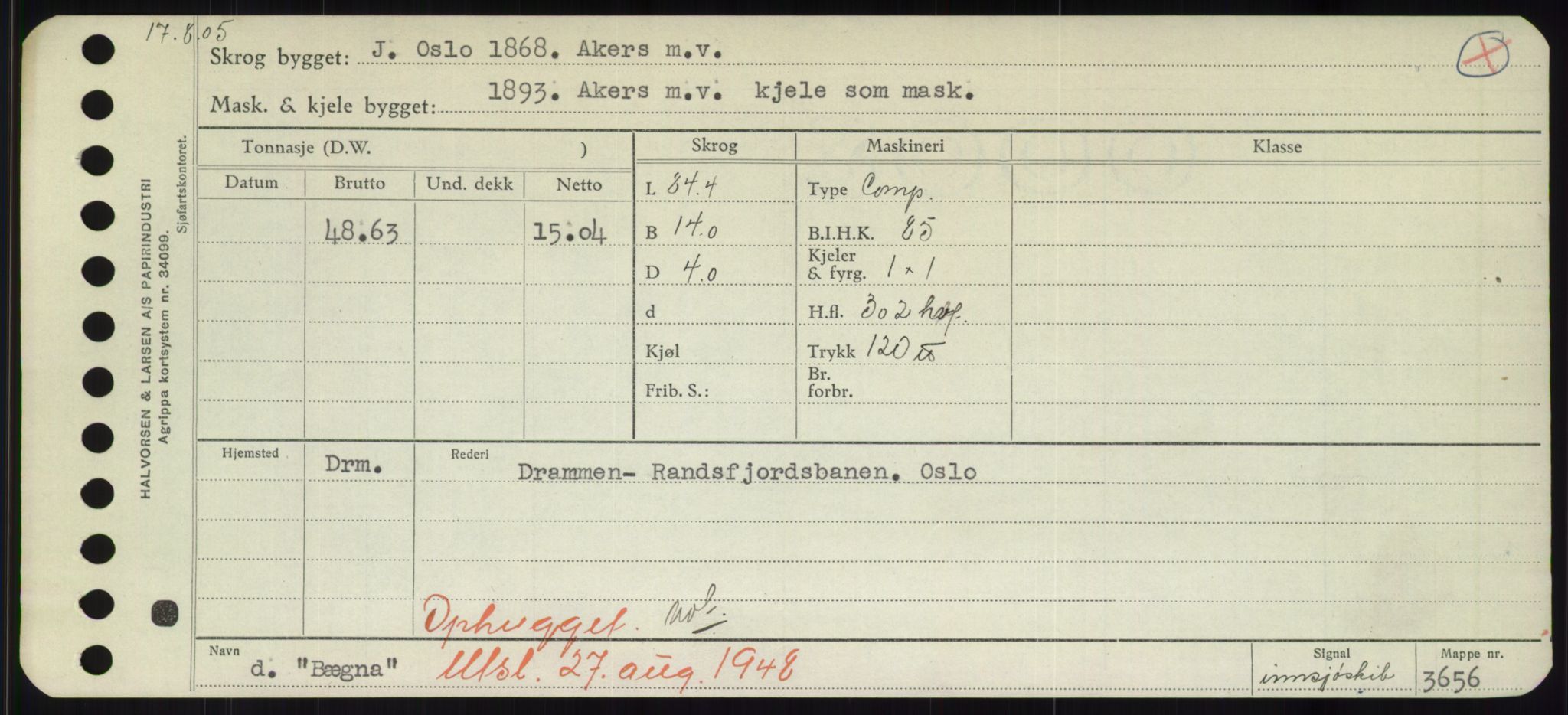 Sjøfartsdirektoratet med forløpere, Skipsmålingen, RA/S-1627/H/Hd/L0006: Fartøy, Byg-Båt, p. 787