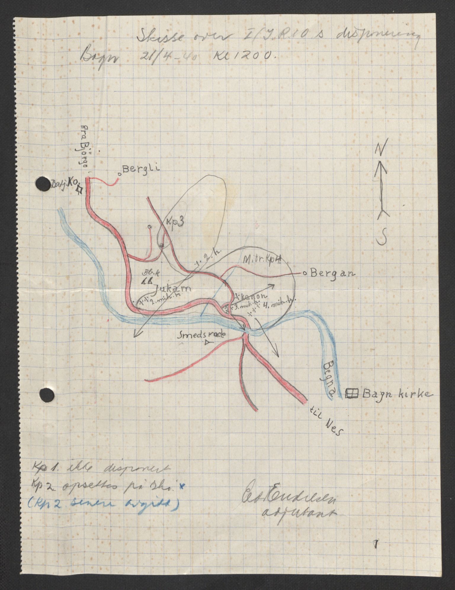 Forsvaret, Forsvarets krigshistoriske avdeling, RA/RAFA-2017/Y/Yb/L0104: II-C-11-430  -  4. Divisjon., 1940, p. 16